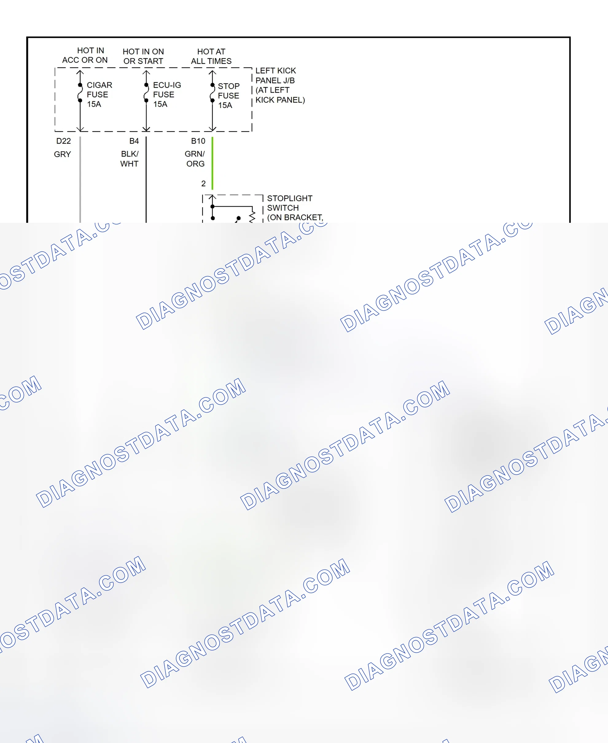Scheme 359: Shift Interlock System Wiring Diagram (2002 - Lexus LX470)
