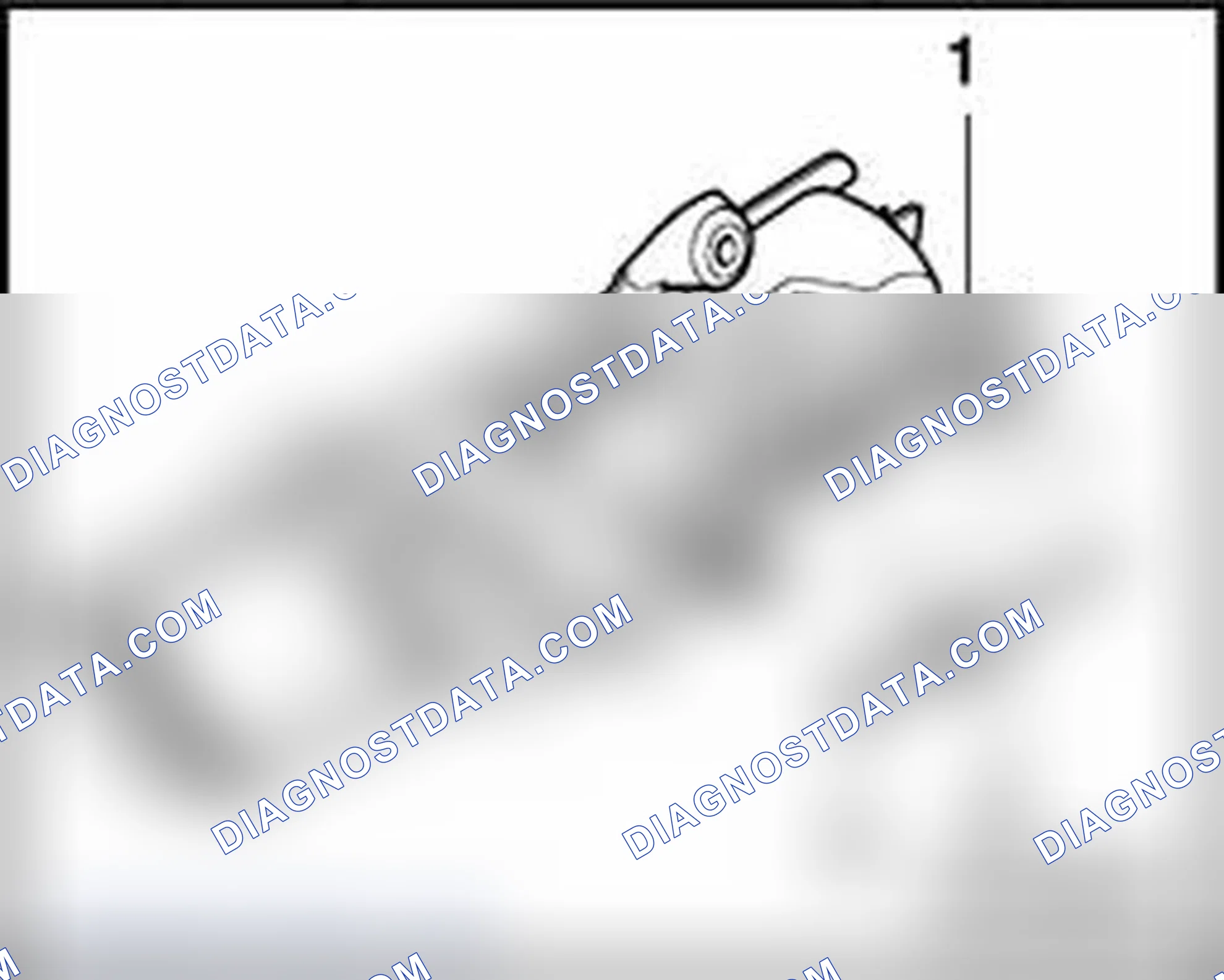 Scheme 121: Disengaging Bowden cable for interior door handle