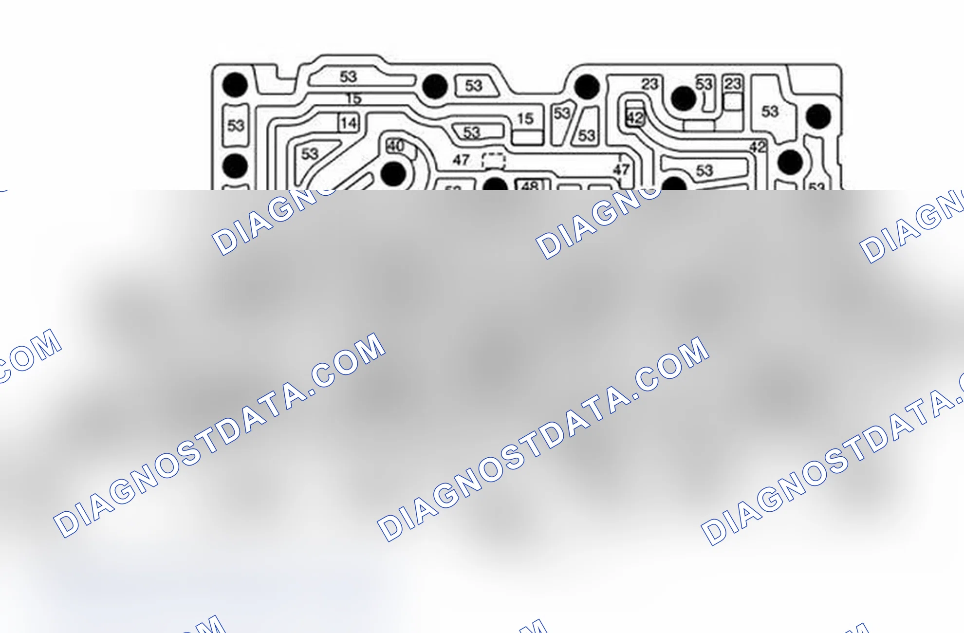 Scheme 21: Control Valve Channel Plate- Upper Plate Side