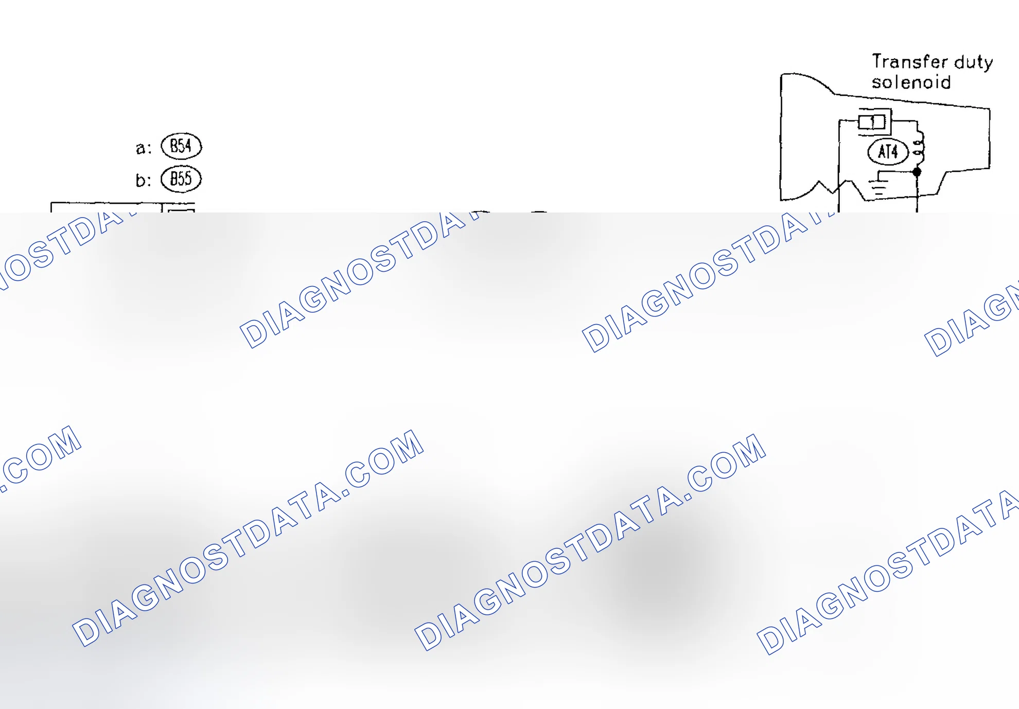 Scheme 749: Transfer Duty Solenoid Circuit - Wiring Diagram