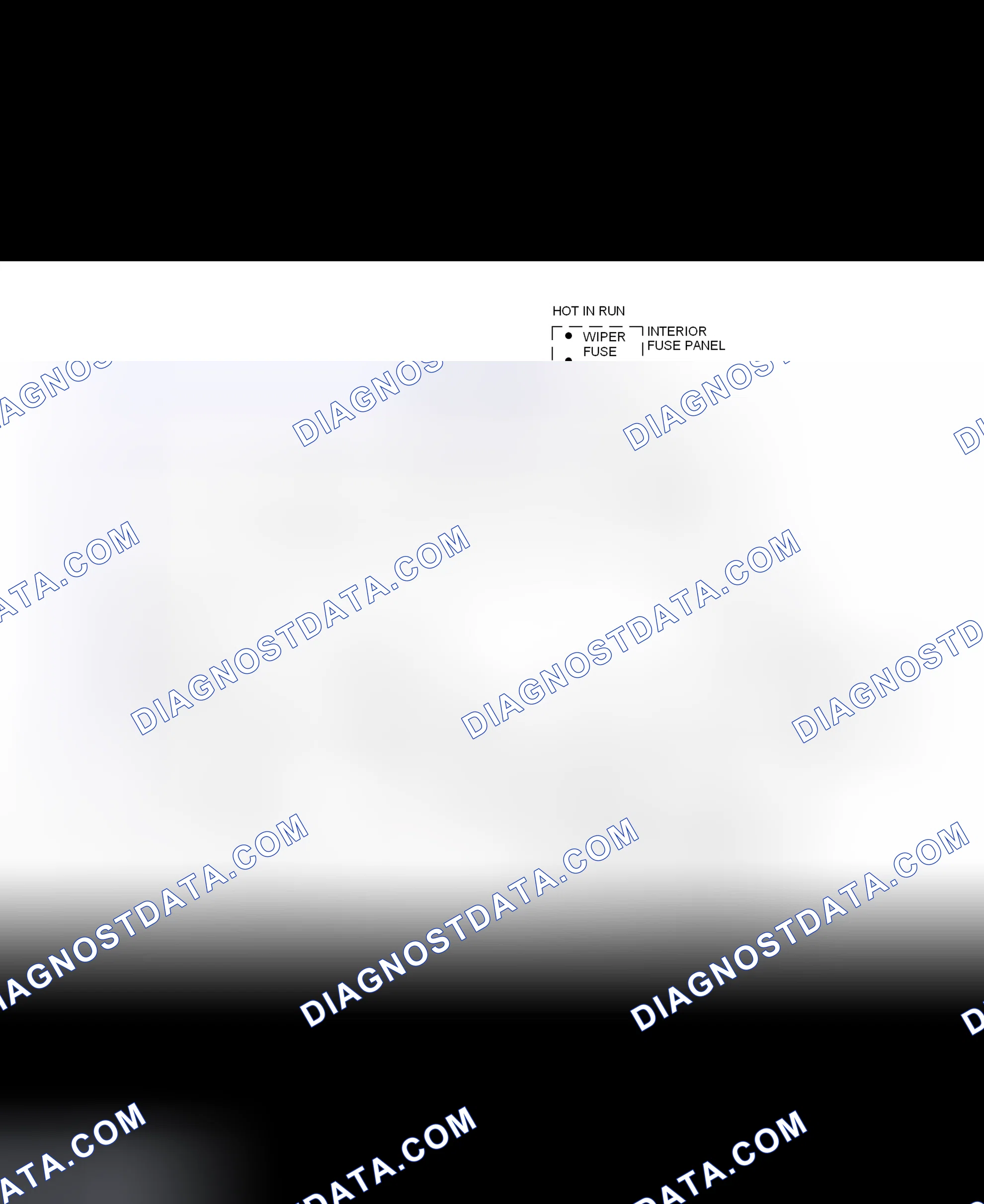Scheme 2: Wiper/Washer System Wiring Diagram (Interval Wipers)