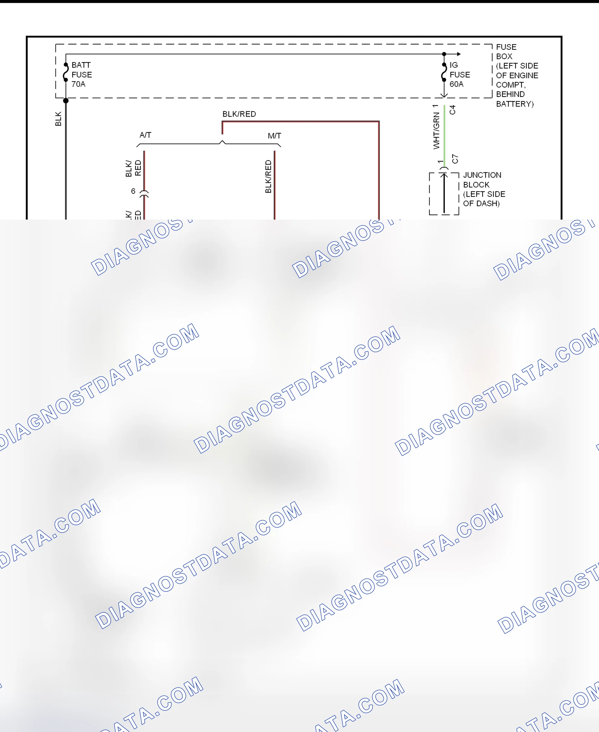 Fig. 10: Starting System Wiring Diagram (Metro & Firefly (Canadian))