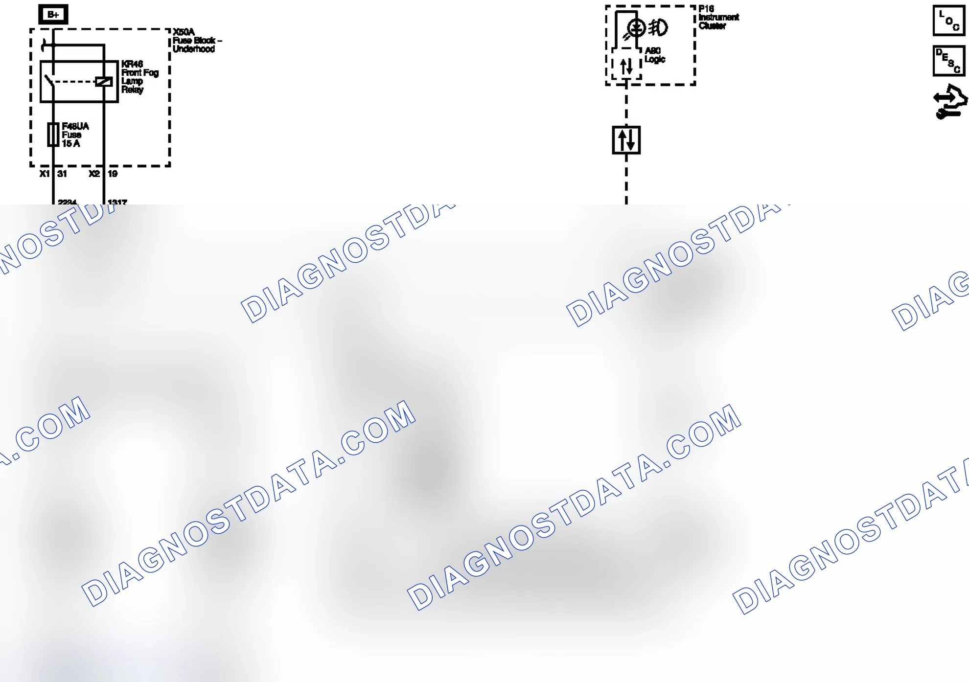 Scheme 4: Fog Lights Wiring Schematics