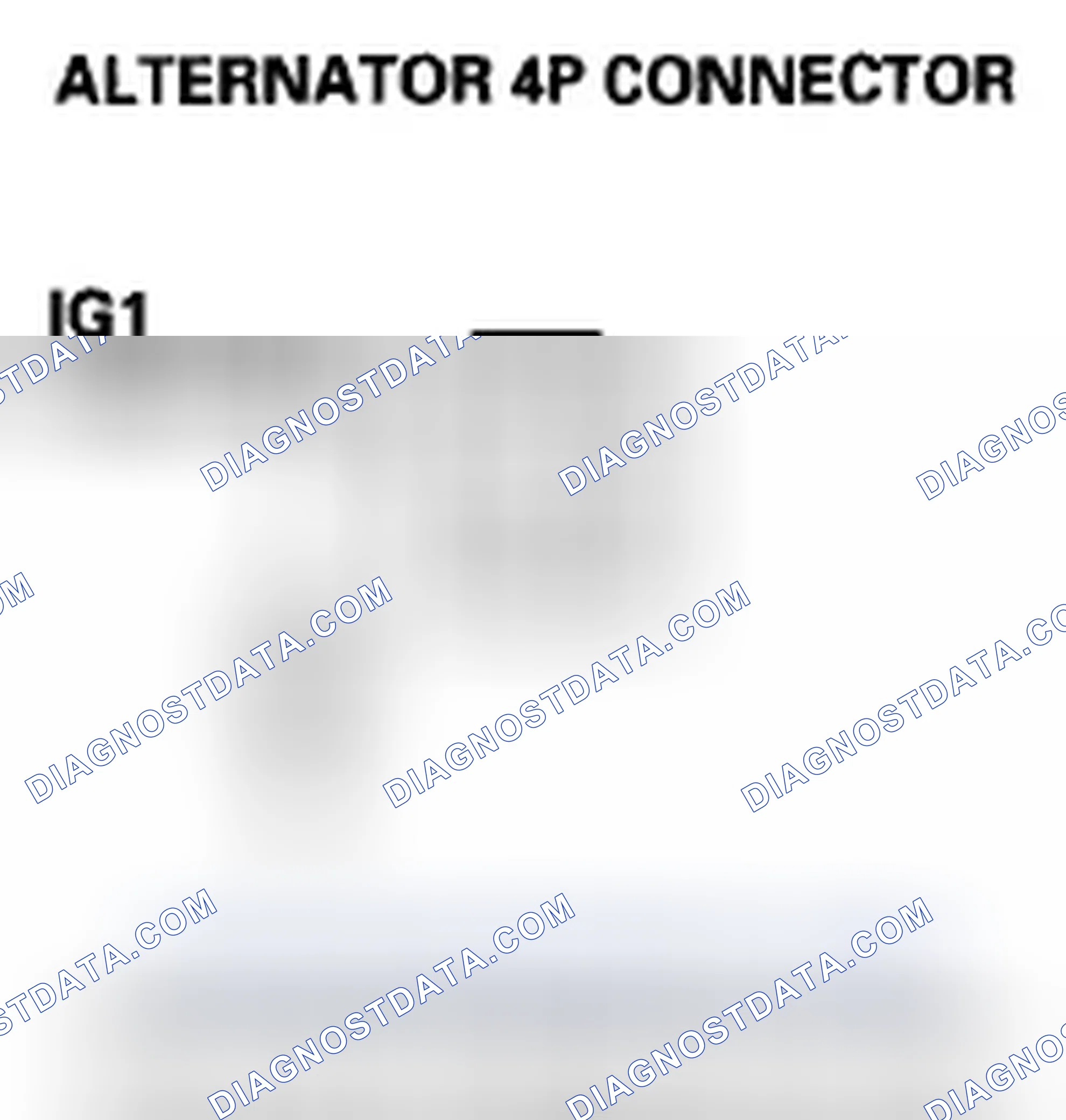 Scheme 612: DTC P16BC: Alternator FR Terminal Circuit/IGP Circuit Low Voltage