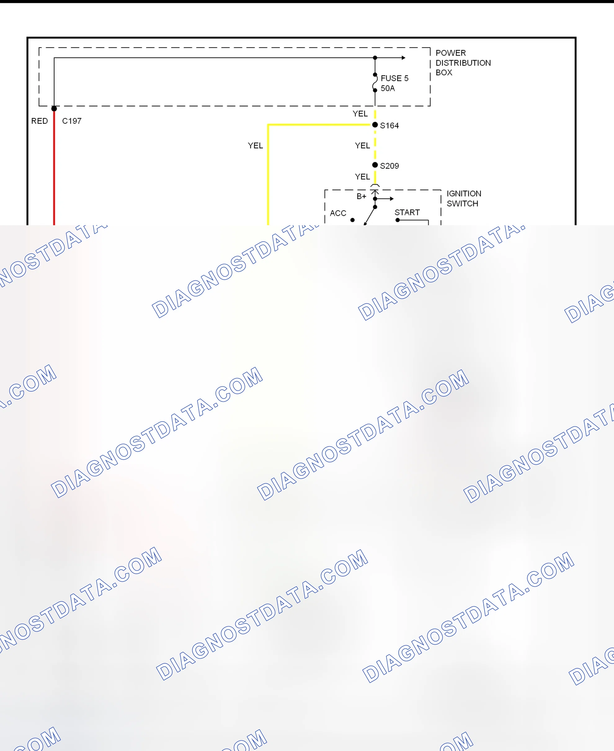 Scheme 2: Starter System Wiring Diagram (M/T)