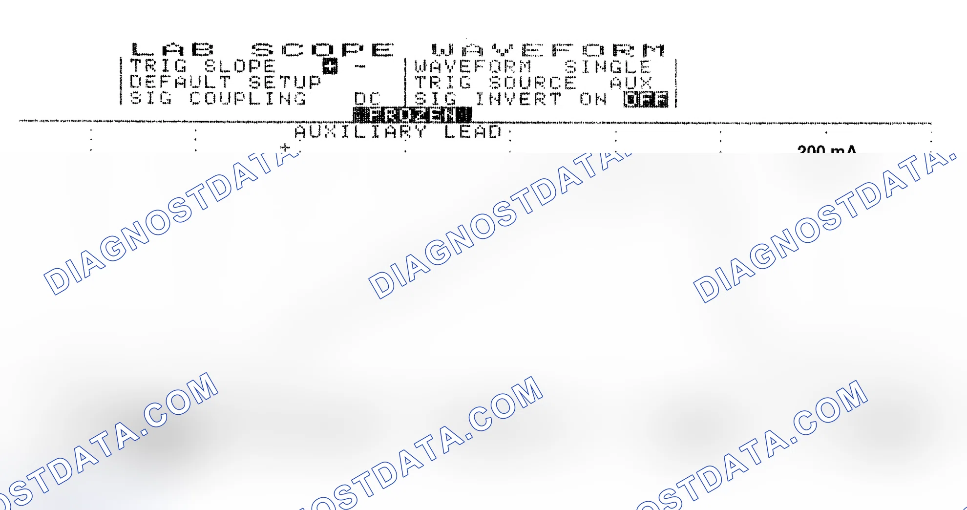 Scheme 13: Single Injector w/Normal Current Flow - Current Pattern