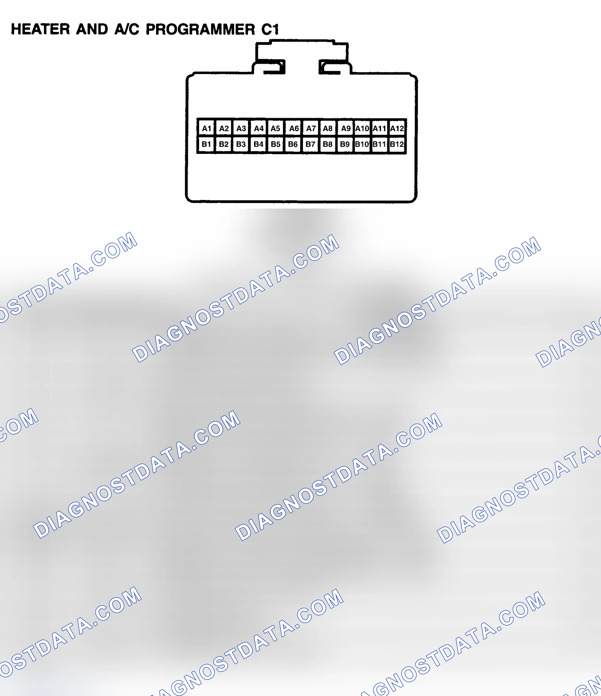 Scheme 139: HEATER & A/C PROGRAMMER - C1