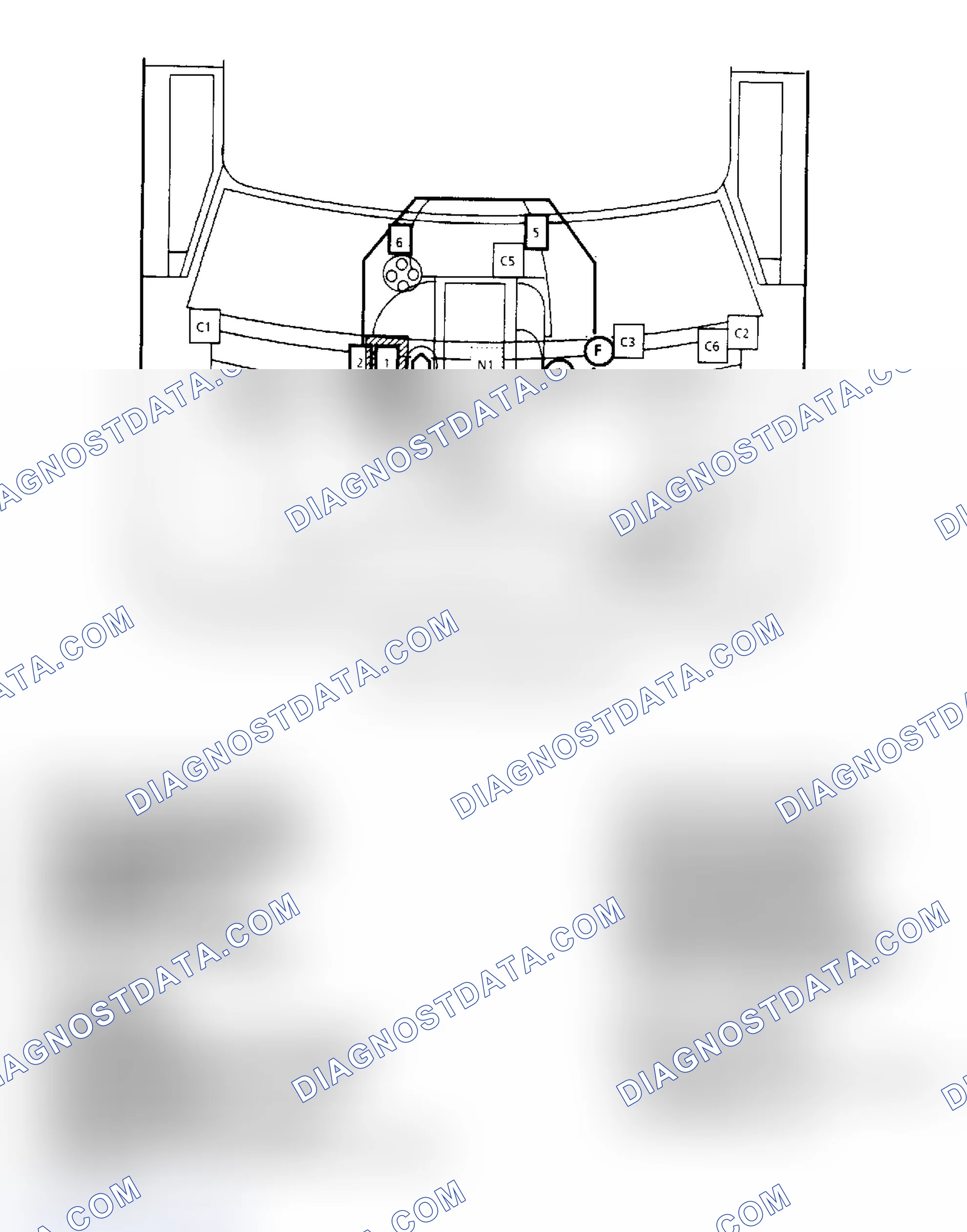 Scheme 164: Component Locations for Astro & Safari 2.5L