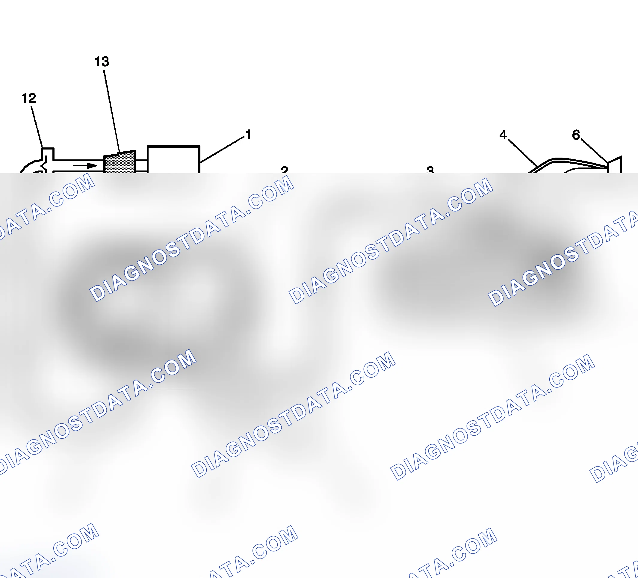 Scheme 101: Typical Evaporative Emission (EVAP) System Hose Routing Diagram
