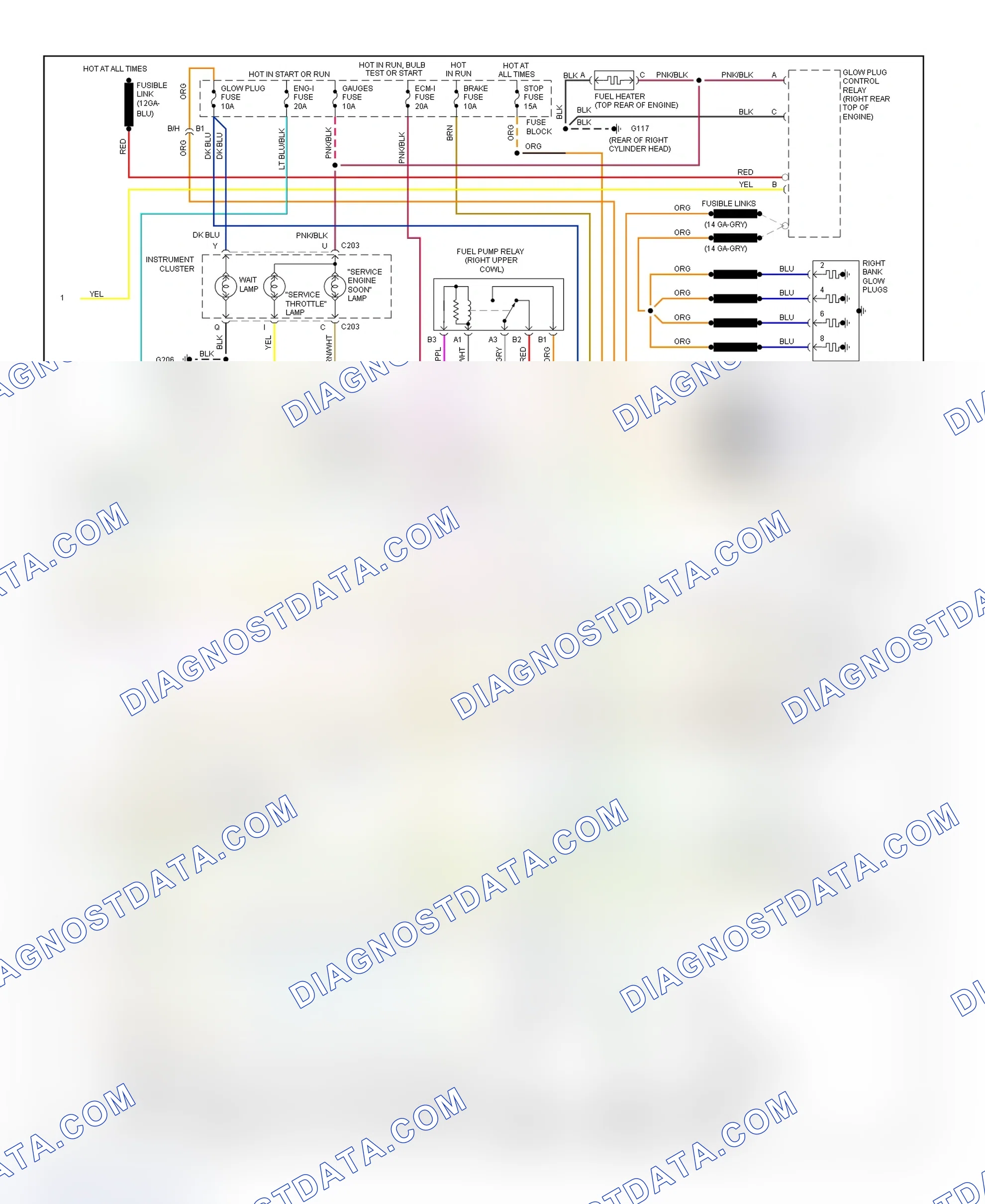 Scheme 56: Wiring Diagram ("C" & "K" Series Pickup, & Sierra - Diesel VIN P With 4L60-E - 2 Of 2)