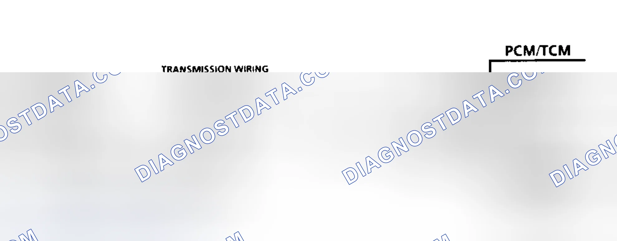 Scheme 309: Code 81 Schematic (Diesel) Transmission 2-3 Error