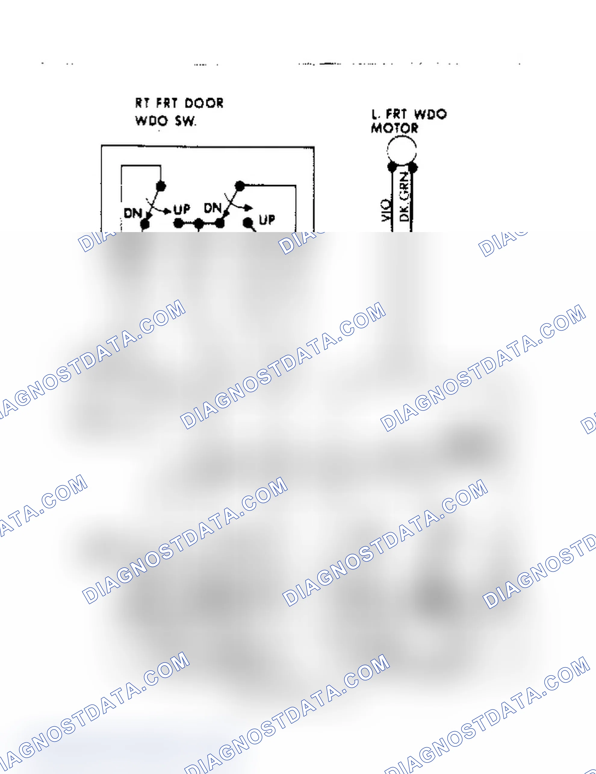 Scheme 9: LeBaron and 600 Special Hardtop Power Window Schematic