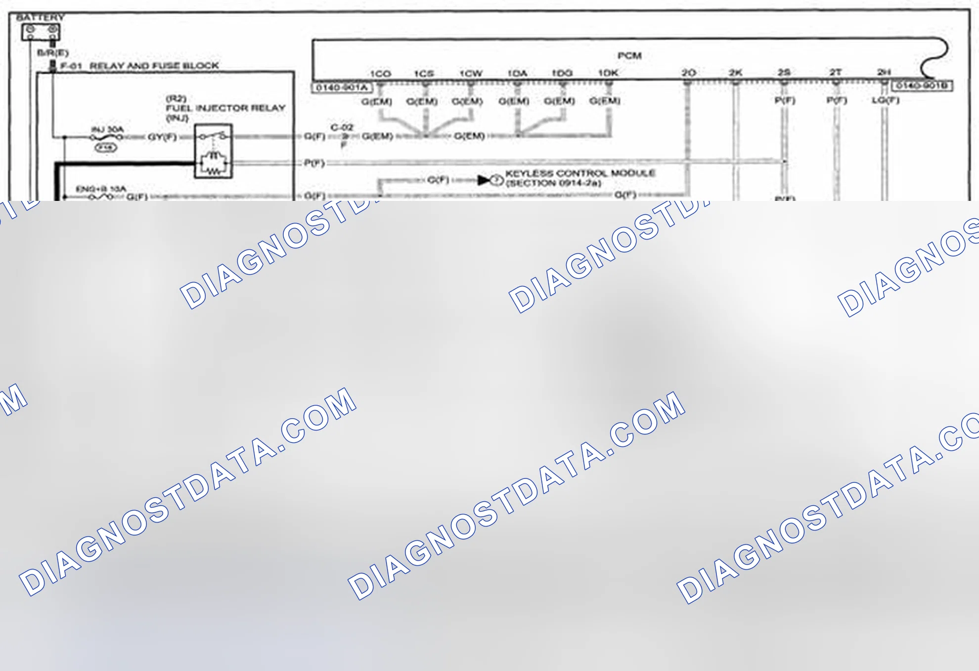 Scheme 160: Control System (SKYACTIV-G 2.0) Wiring Diagram - 0140-9a (1 Of 2)