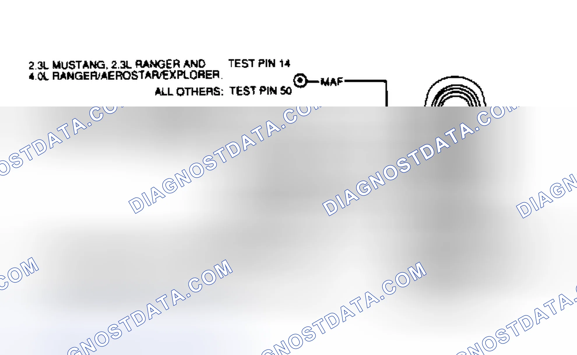 Scheme 28: Mass Airflow (MAF) Sensor Ckts. & Connector Terminal ID
