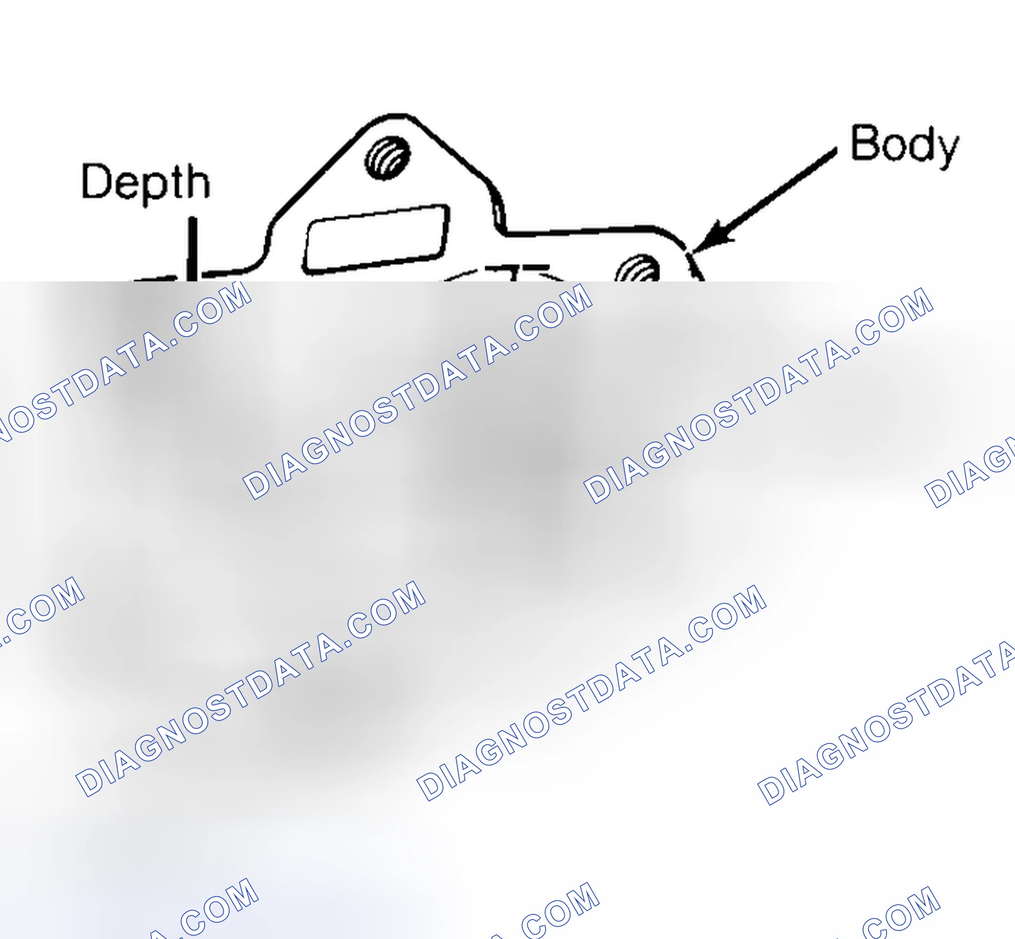 Scheme 35: Measuring Oil Pump Gear Cavity