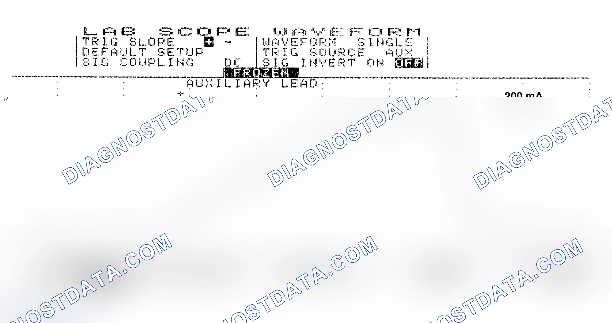 Scheme 13: Single Injector w/Normal Current Flow - Current Pattern