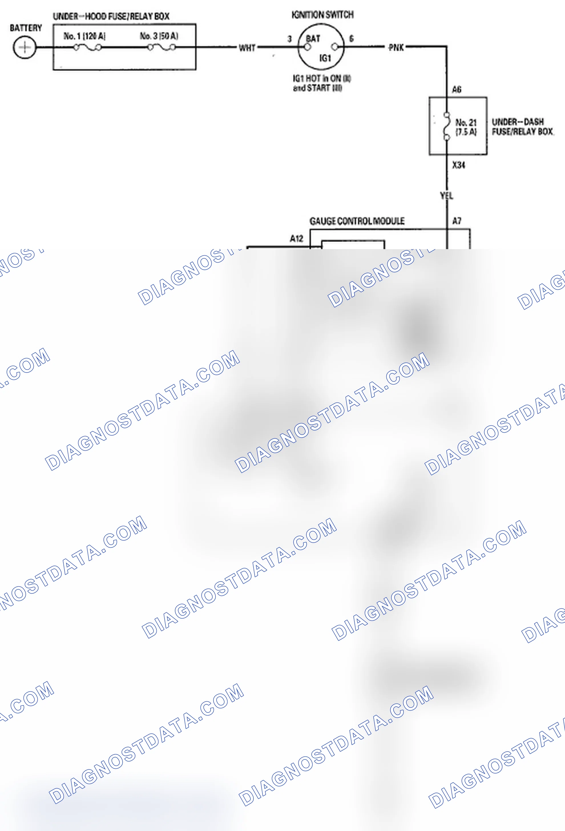 Scheme 3: Low Oil Pressure Indicator Circuit Diagram
