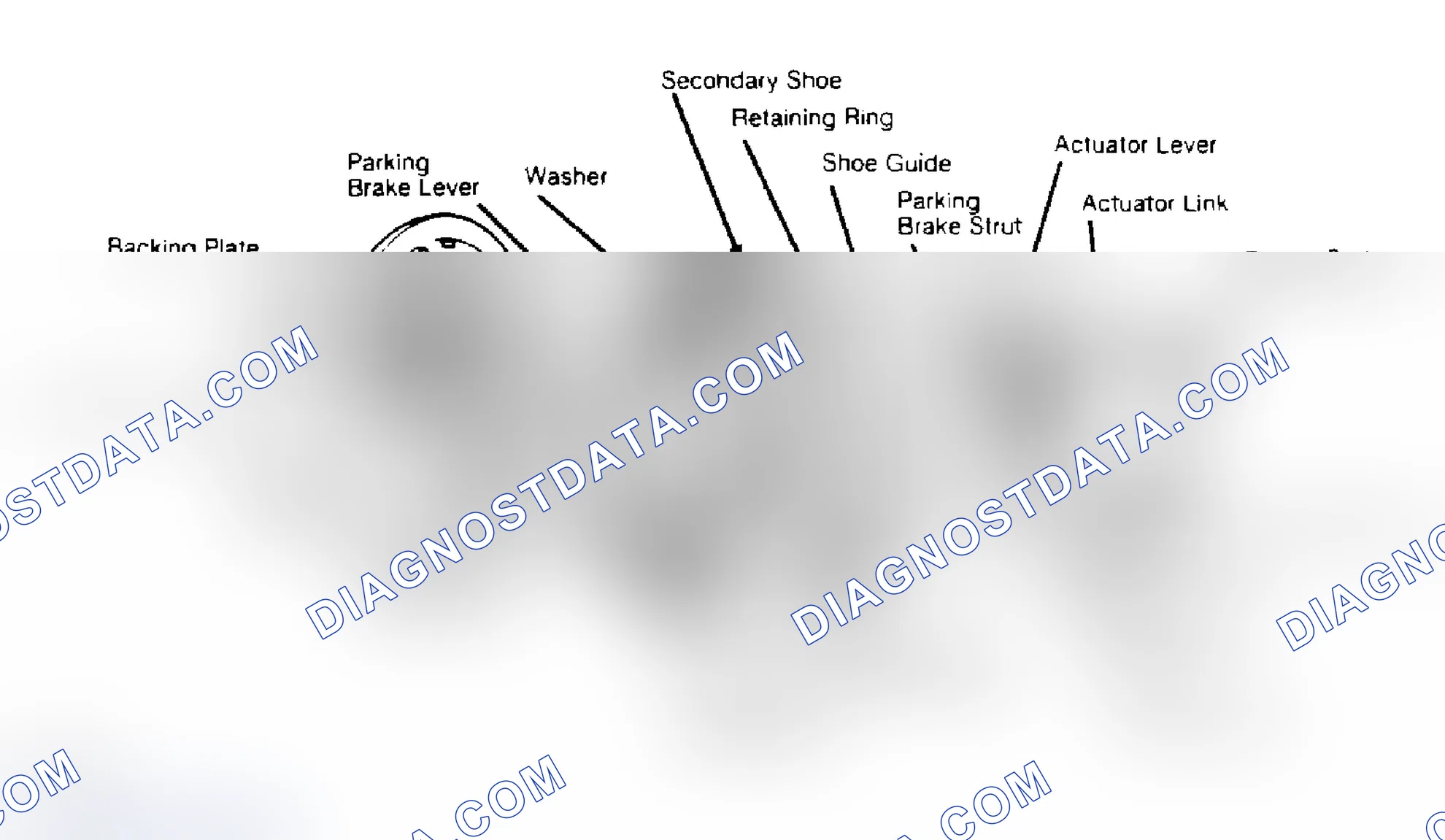 Scheme 4: Exploded View of Single Anchor Brake Assembly