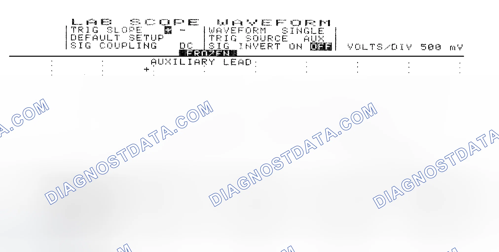 Scheme 14: Single Injector w/Excessive Current Flow - Current Pattern