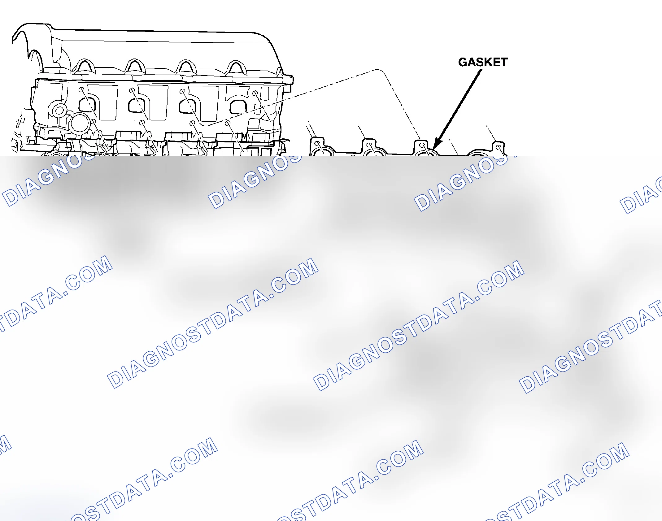 Scheme 206: LEFT EXHAUST MANIFOLD