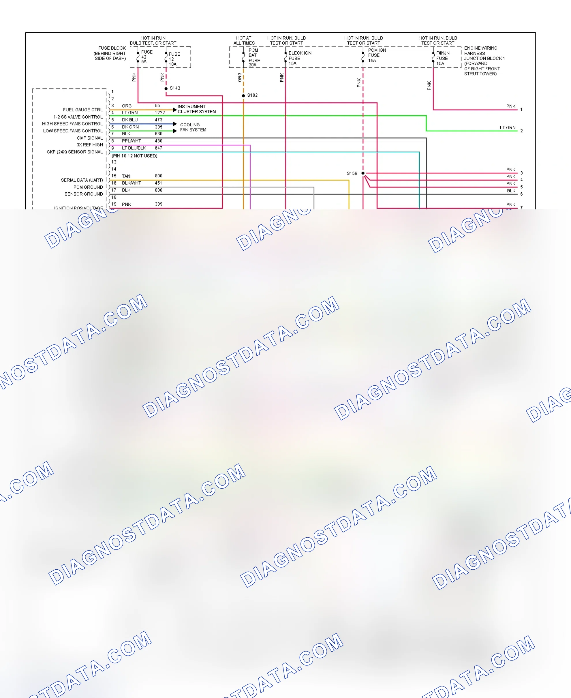 Scheme 130: PCM Wiring Diagram (Lumina & Monte Carlo - 3.1L - 1 Of 4)