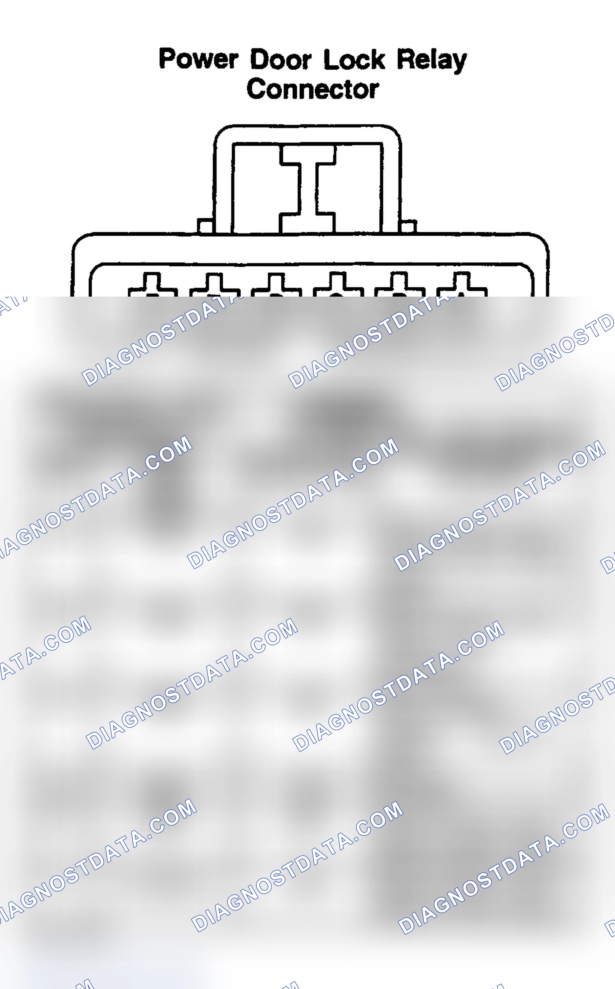Scheme 216: POWER DOOR LOCK RELAY