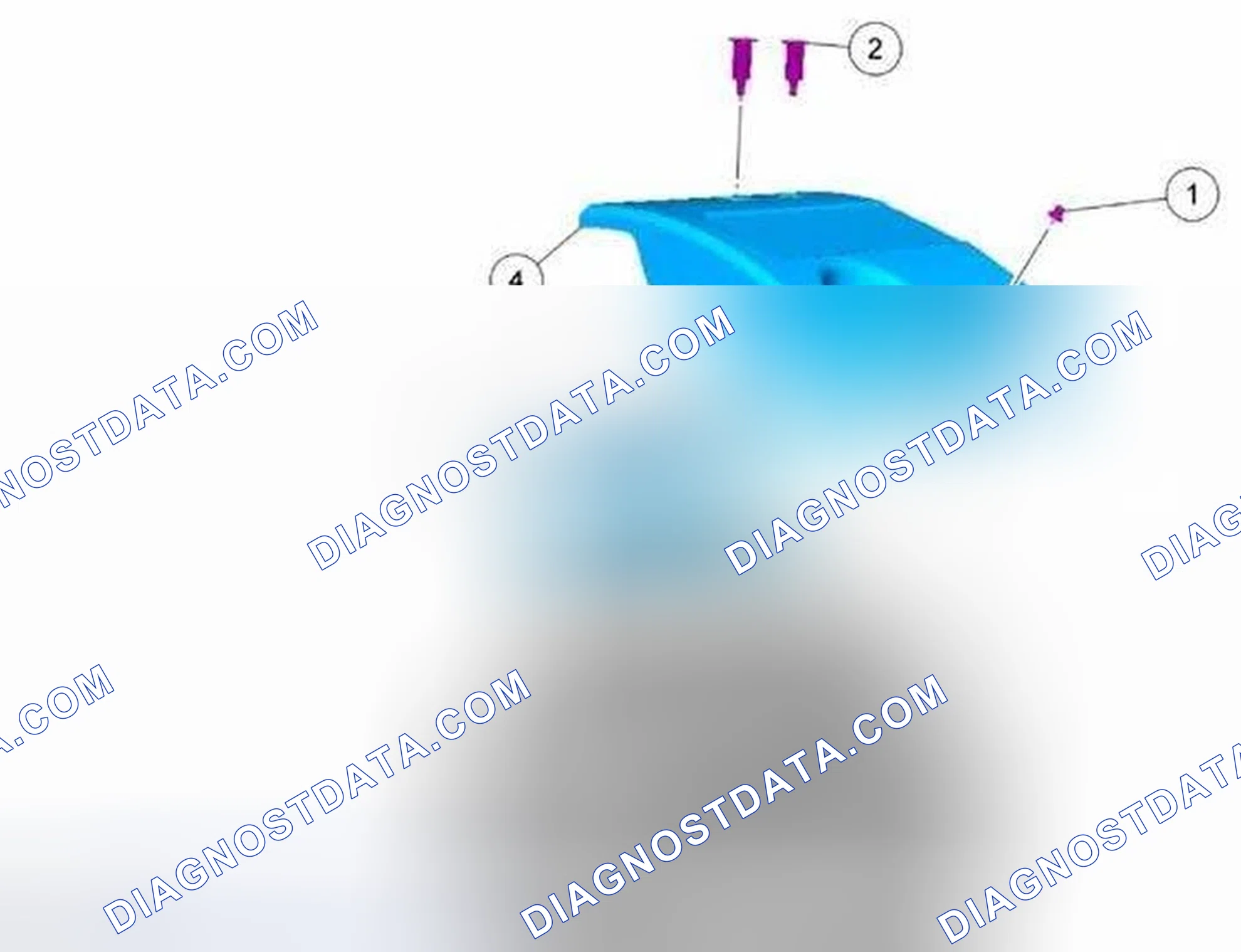 Scheme 484: Engine Appearance Cover - Exploded View