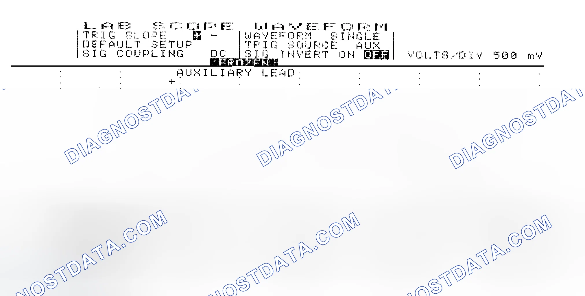 Scheme 14: Single Injector w/Excessive Current Flow - Current Pattern