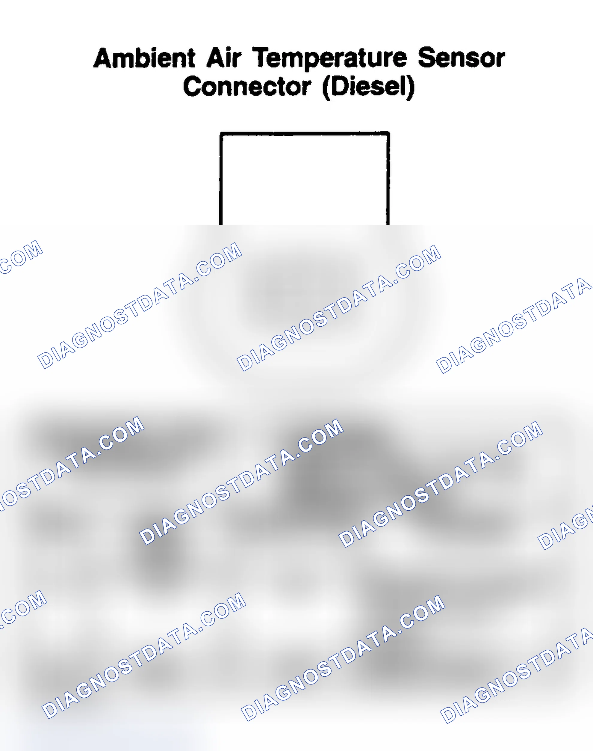 Scheme 114: AMBIENT AIR TEMPERATURE SENSOR (DIESEL)