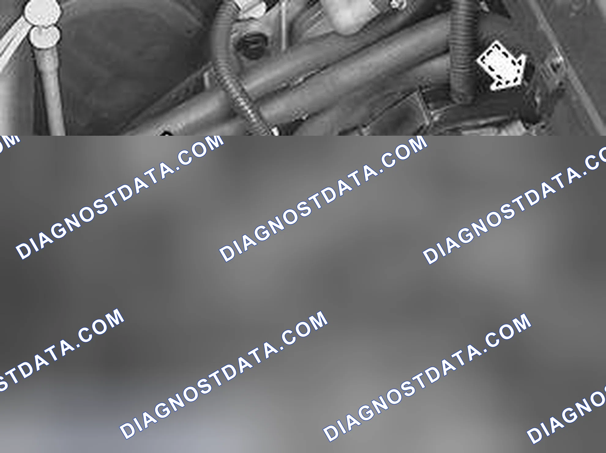 Scheme 1081: Installing the transmission cable bracket on the transmission and the cable on the lever