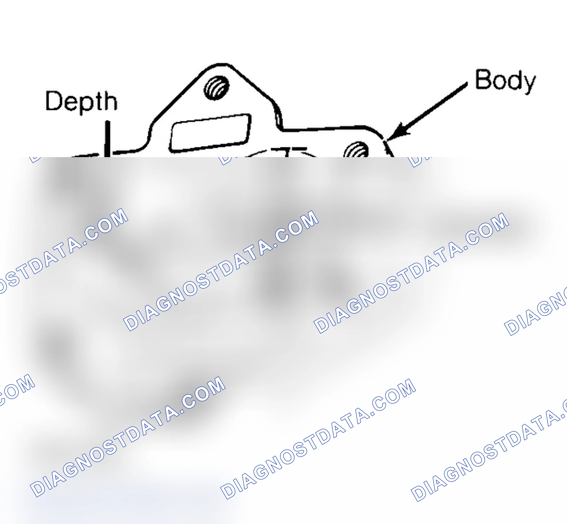 Scheme 35: Measuring Oil Pump Gear Cavity