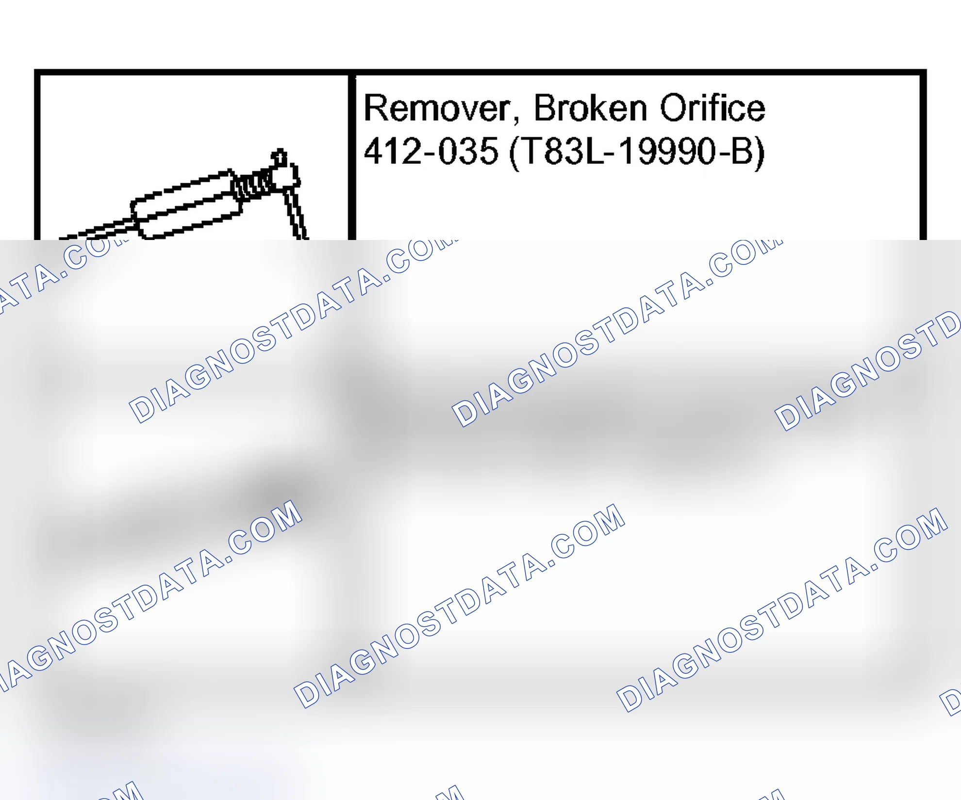 Scheme 22: Evaporator Core Orifice