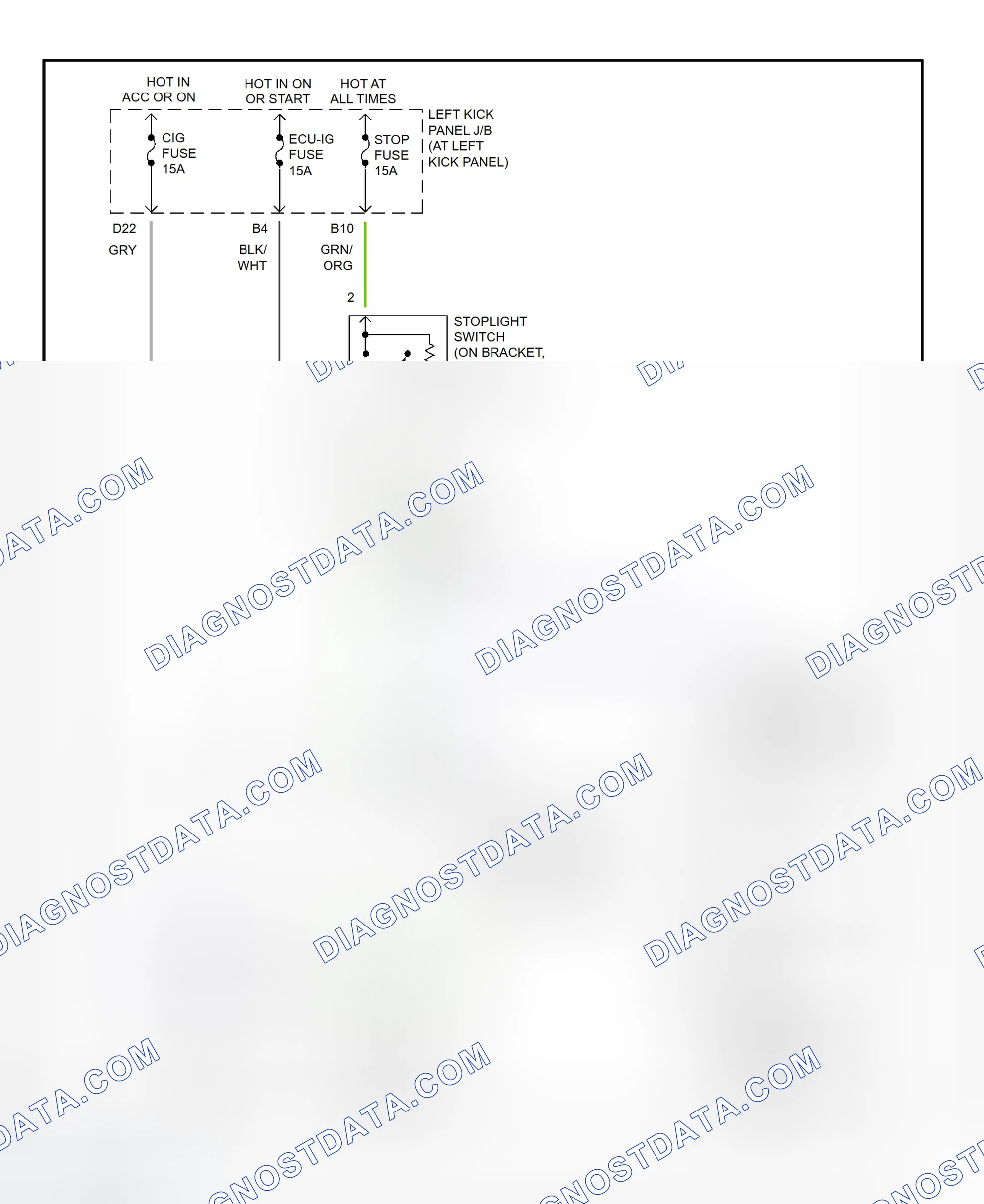 Scheme 165: Shift Lock System Wiring Diagram (Toyota Land Cruiser)