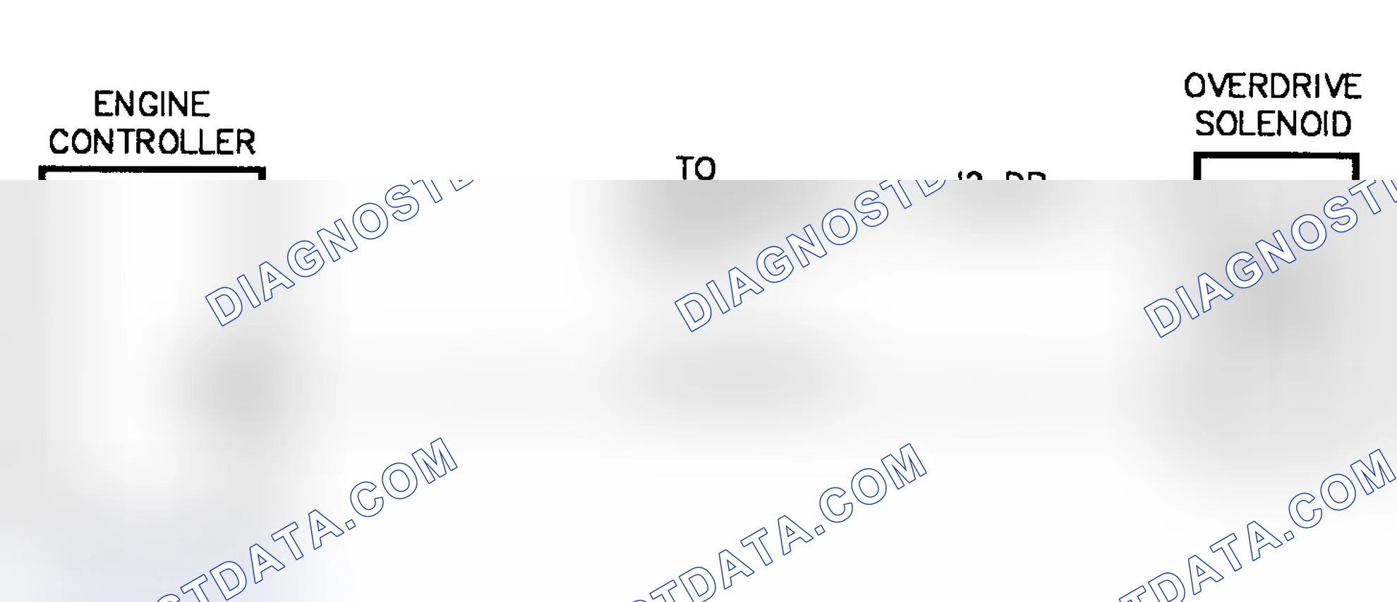 Scheme 117: Schematic Test DR-28A Overdrive W/O Lockup Solenoid Circuit
