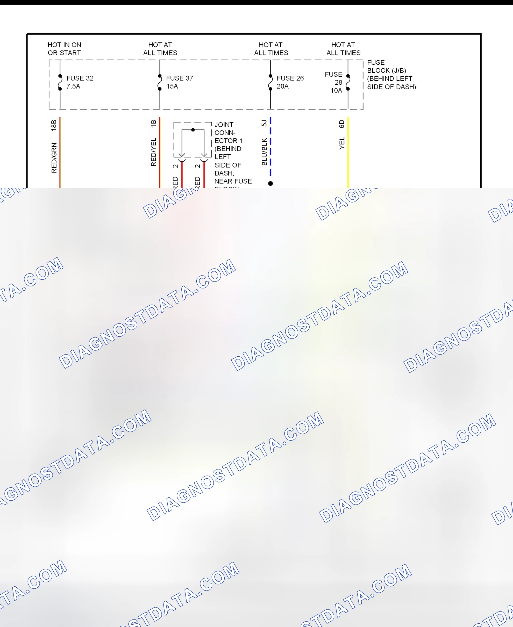 Scheme 6: Shift Lock System Circuit Diagram (1998 Infiniti Q45)