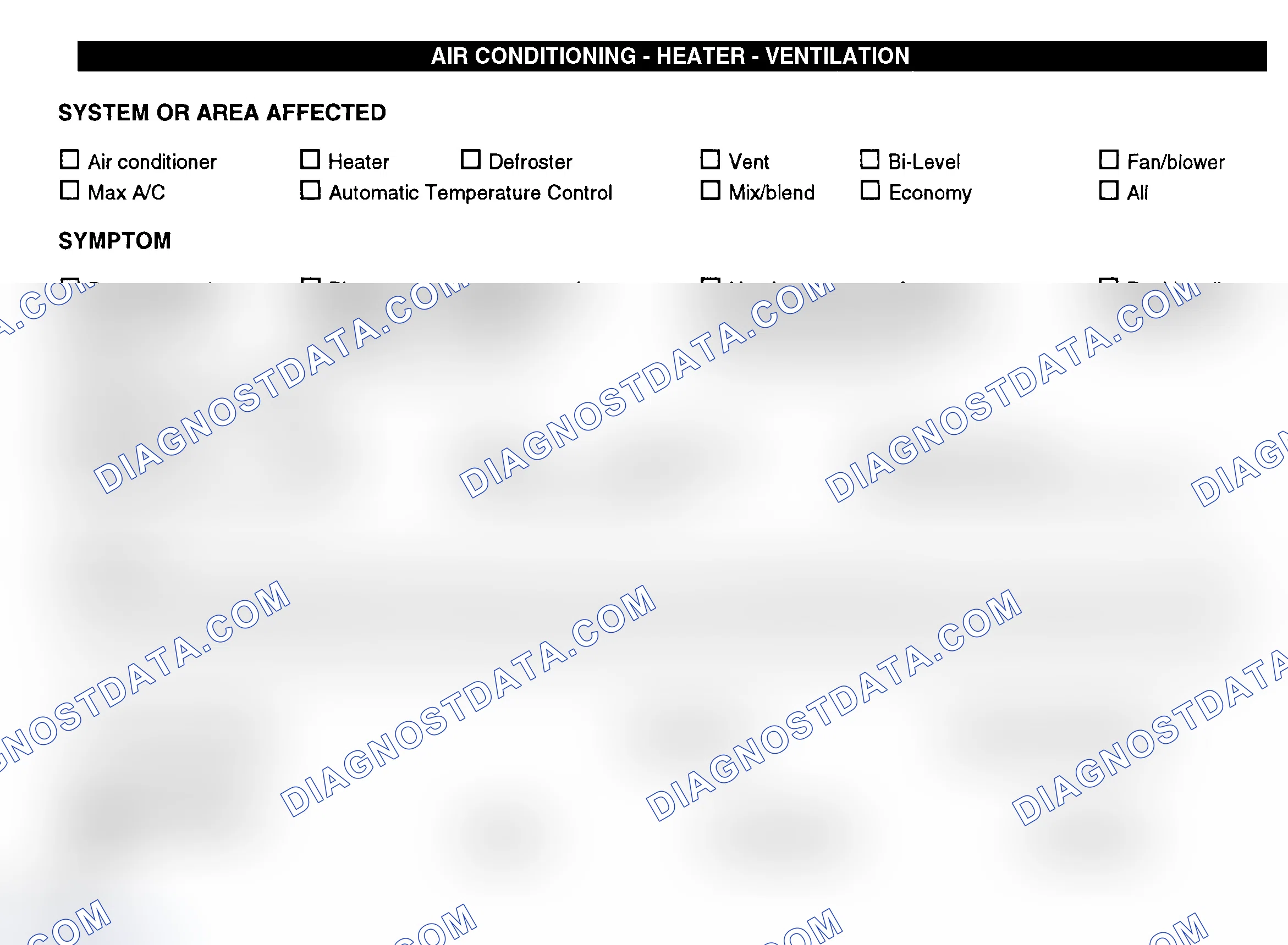 Scheme 8: Air Conditioning, Heater & Ventilation