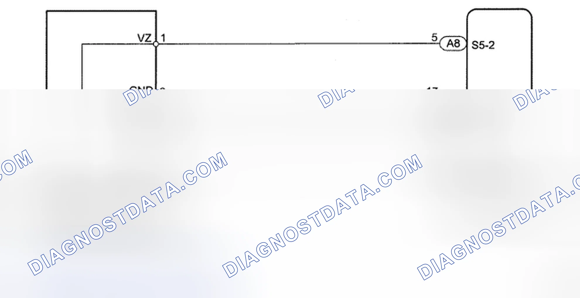 Scheme 42: Air Inlet Damper Position Sensor Circuit - Wiring Diagram