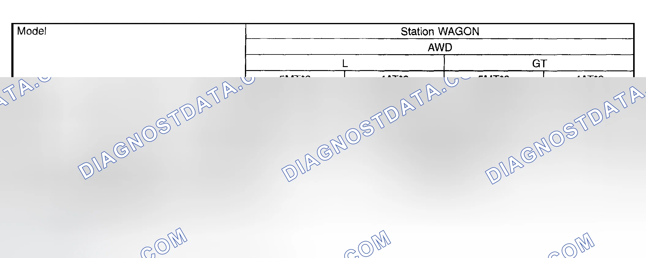 Scheme 20: Weight Specifications Chart