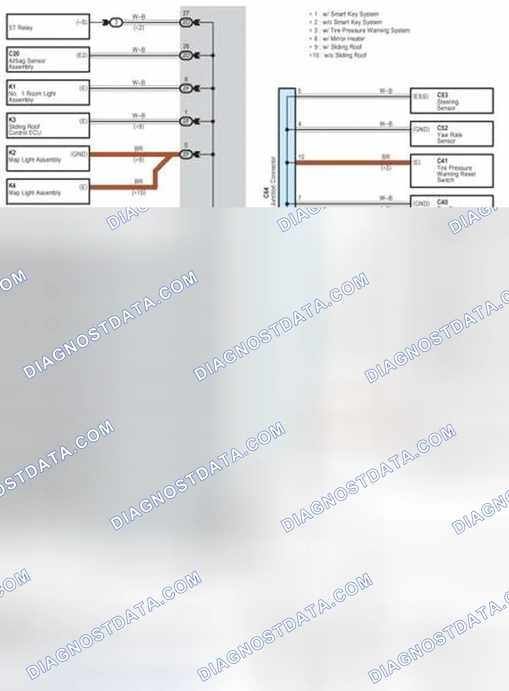 Scheme 258: Ground Point - Wiring Diagram (3 Of 6)
