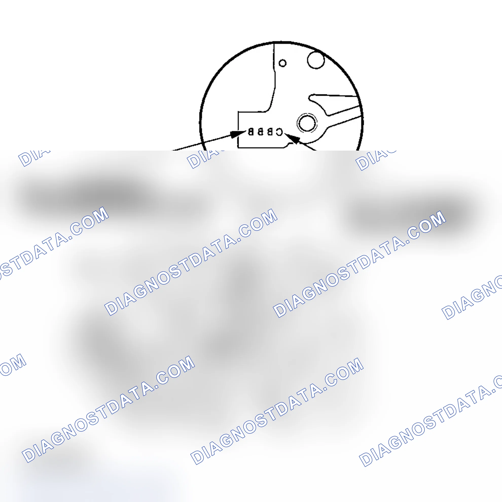 Scheme 243: Crankshaft Bore Code Location