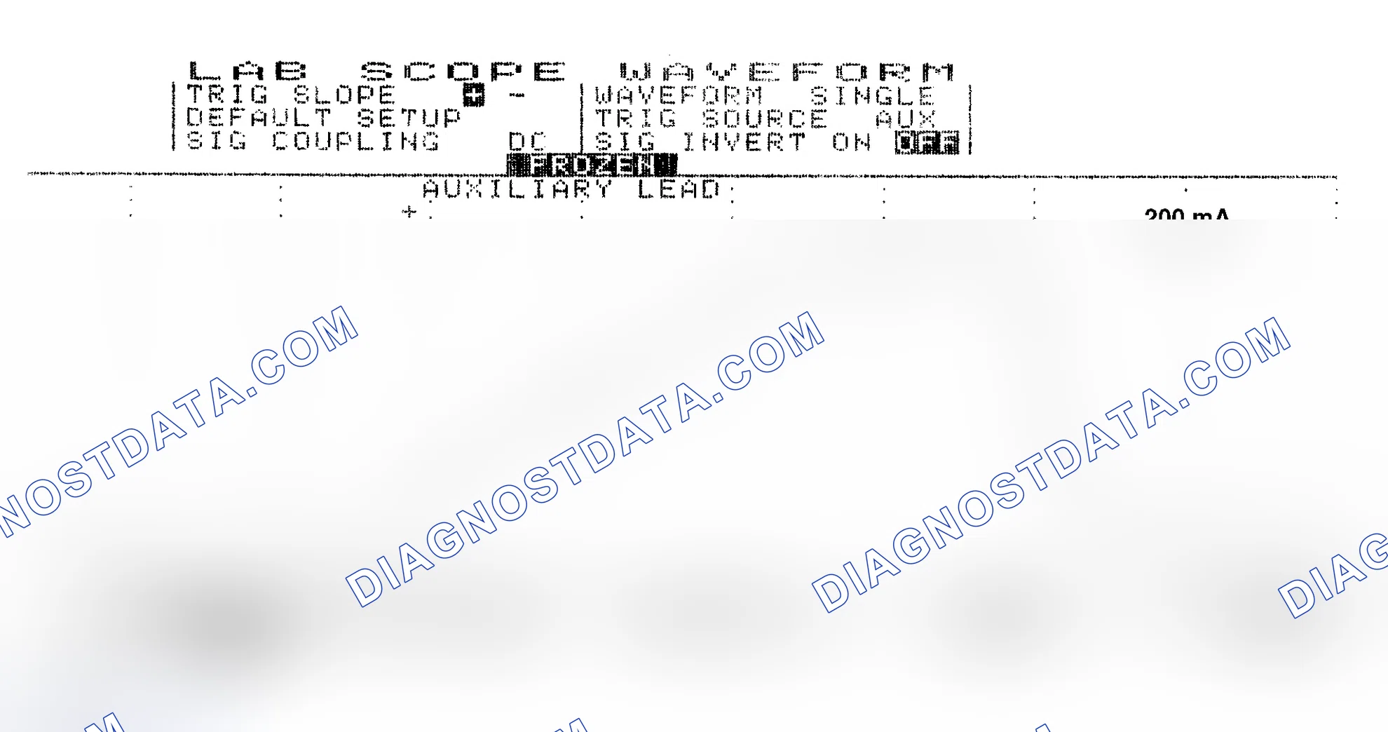 Scheme 13: Single Injector w/Normal Current Flow - Current Pattern