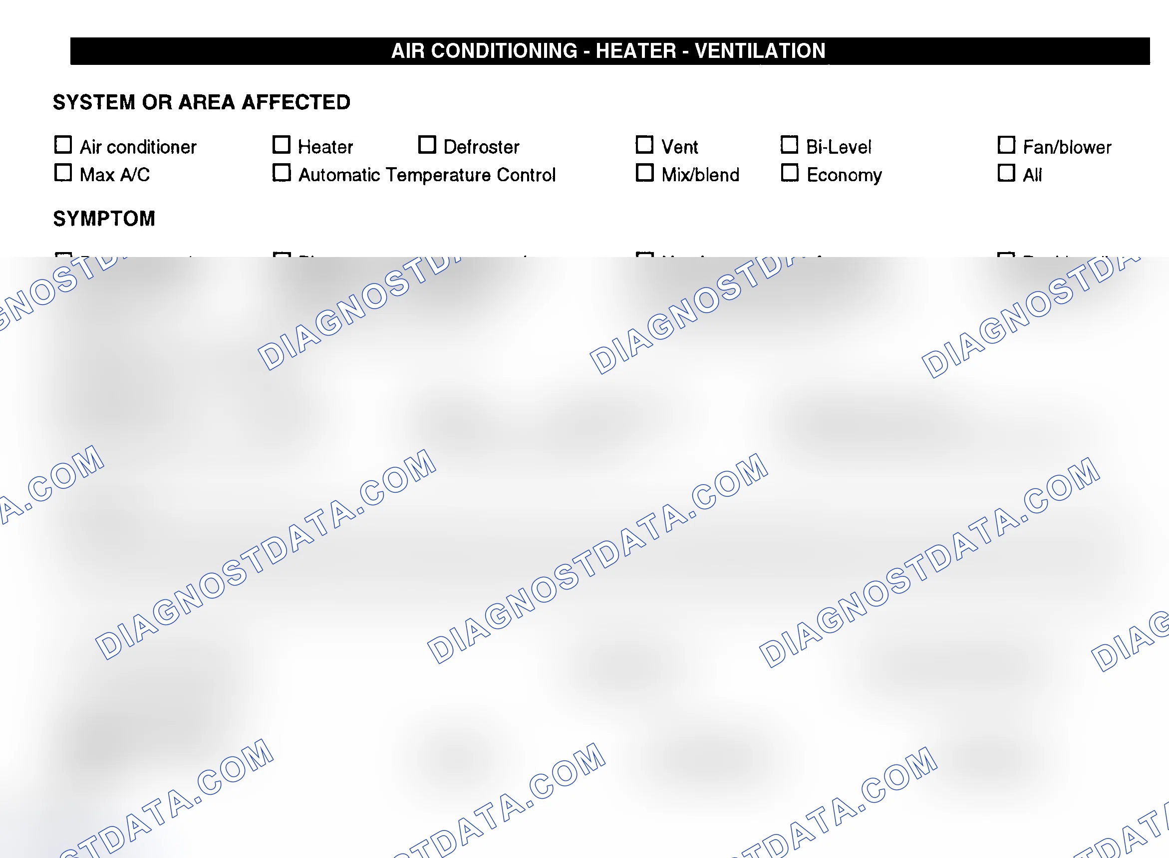 Scheme 8: Air Conditioning, Heater & Ventilation