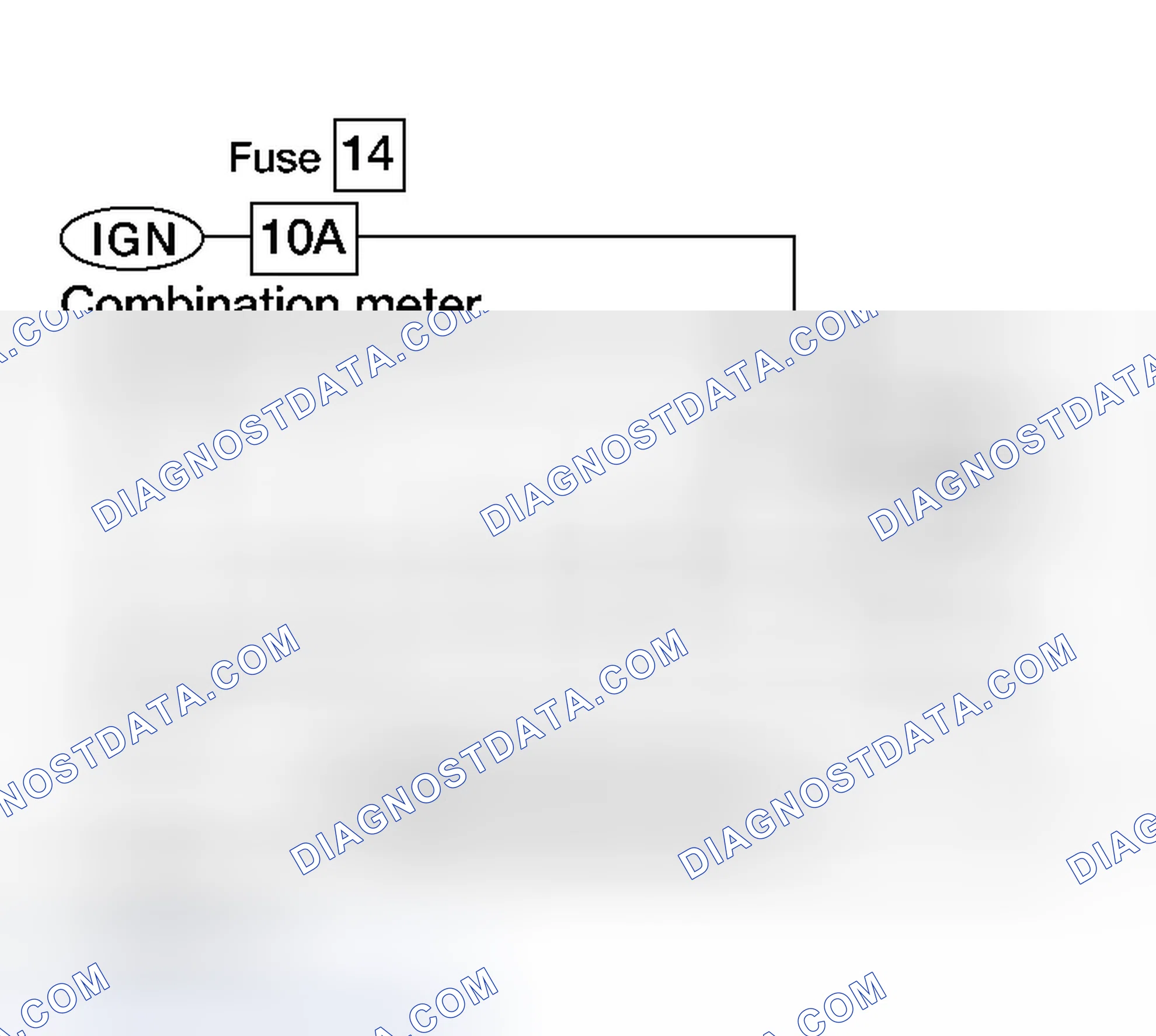 Scheme 124: 6. ABS Warning Lamp Does Not Come On When Ignition Switch Is Turned On