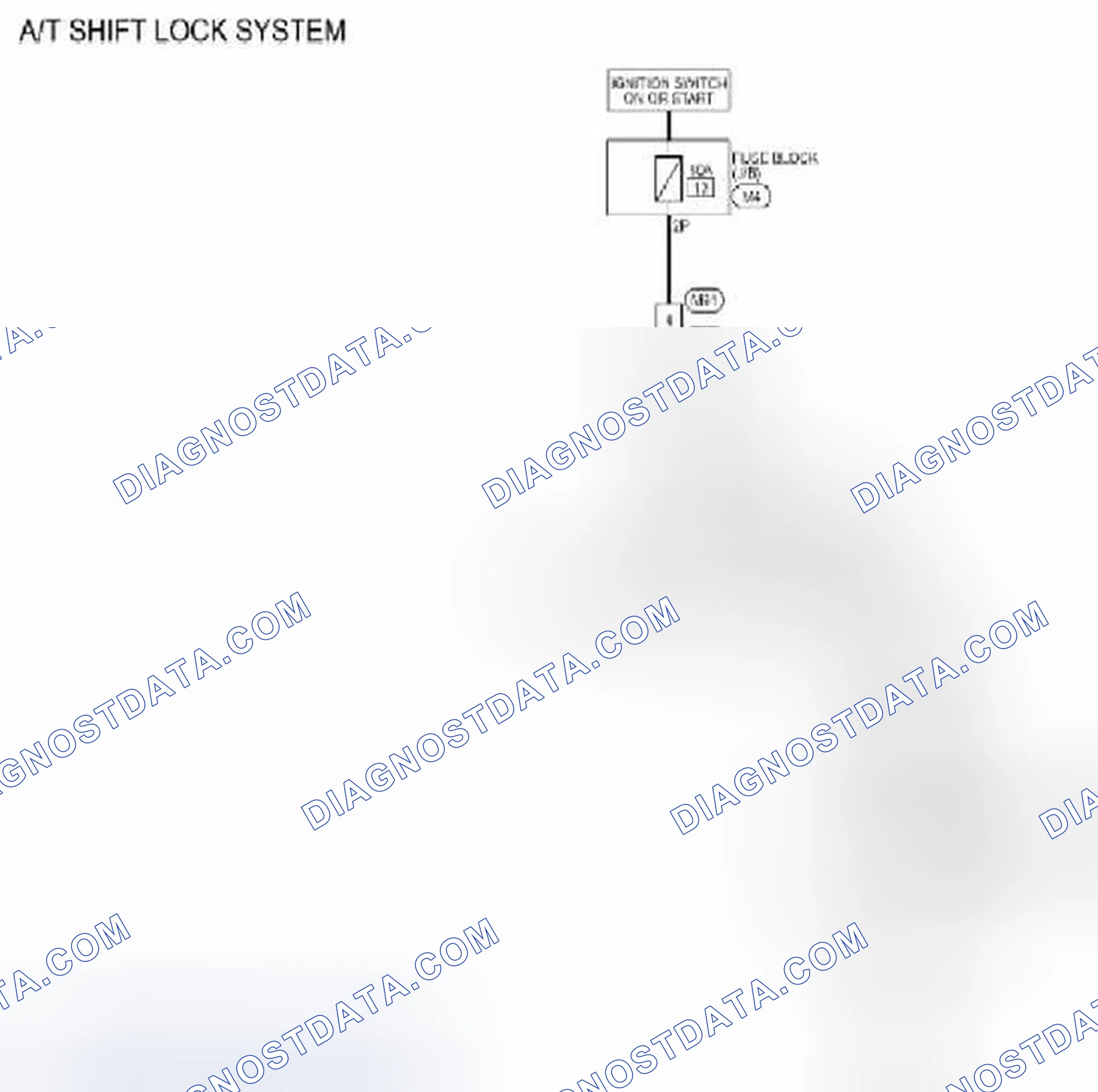 Scheme 111: A/T Shift Lock System: Wiring Diagram