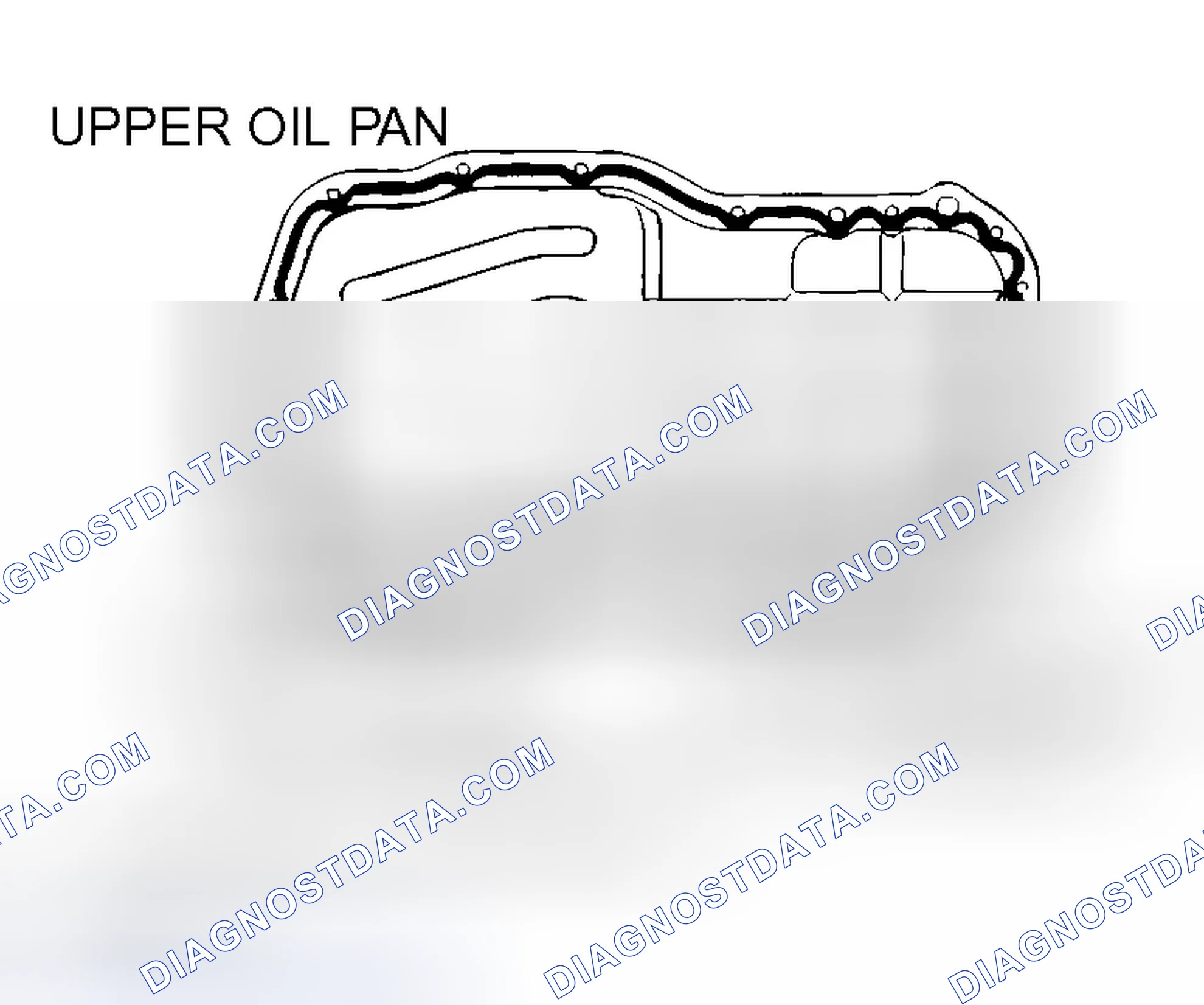 Scheme 455: >> D << UPPER OIL PAN/LOWER OIL PAN INSTALLATION