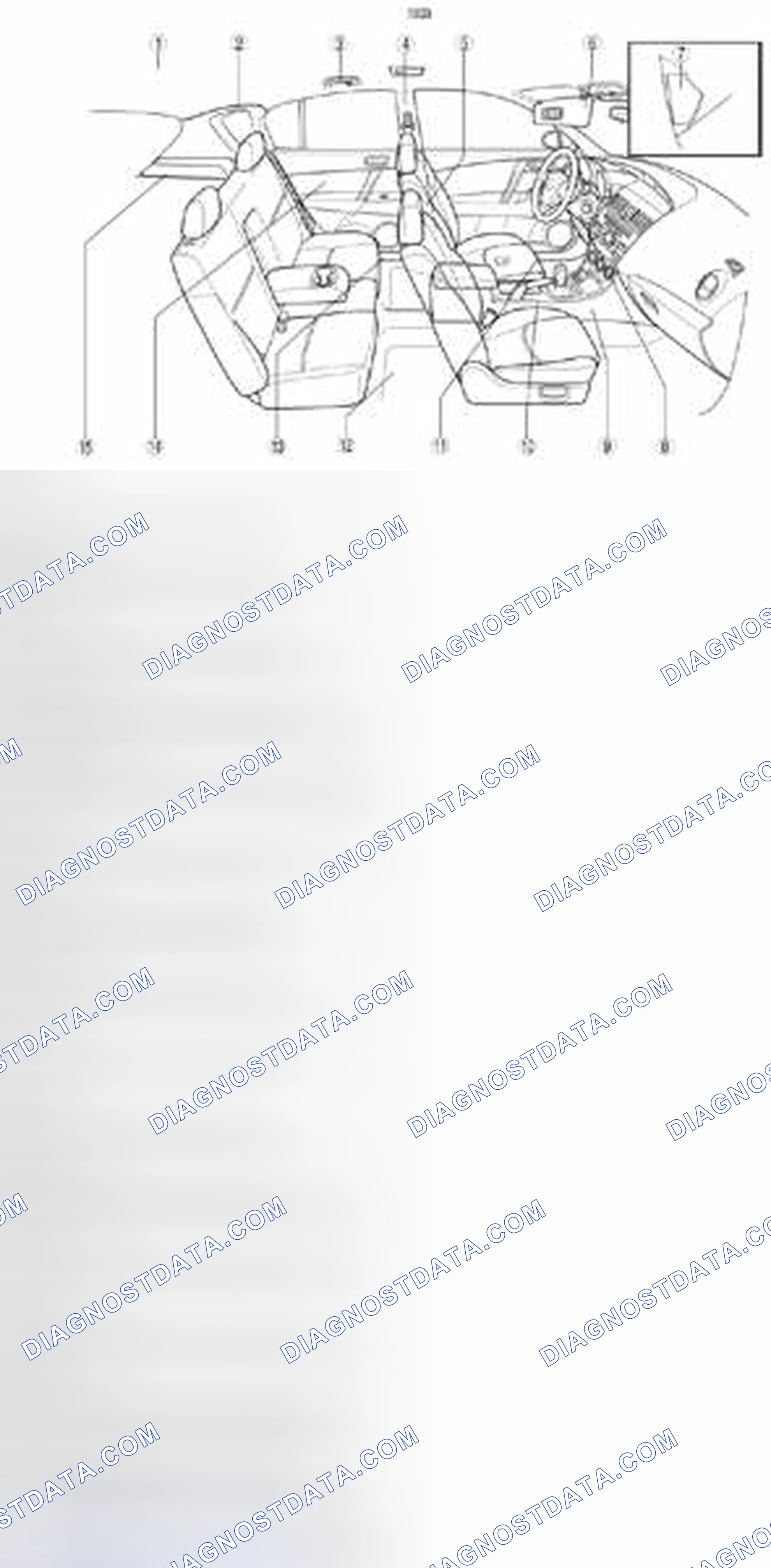 Scheme 57: Locating Rear Door Trim Components (5HB)