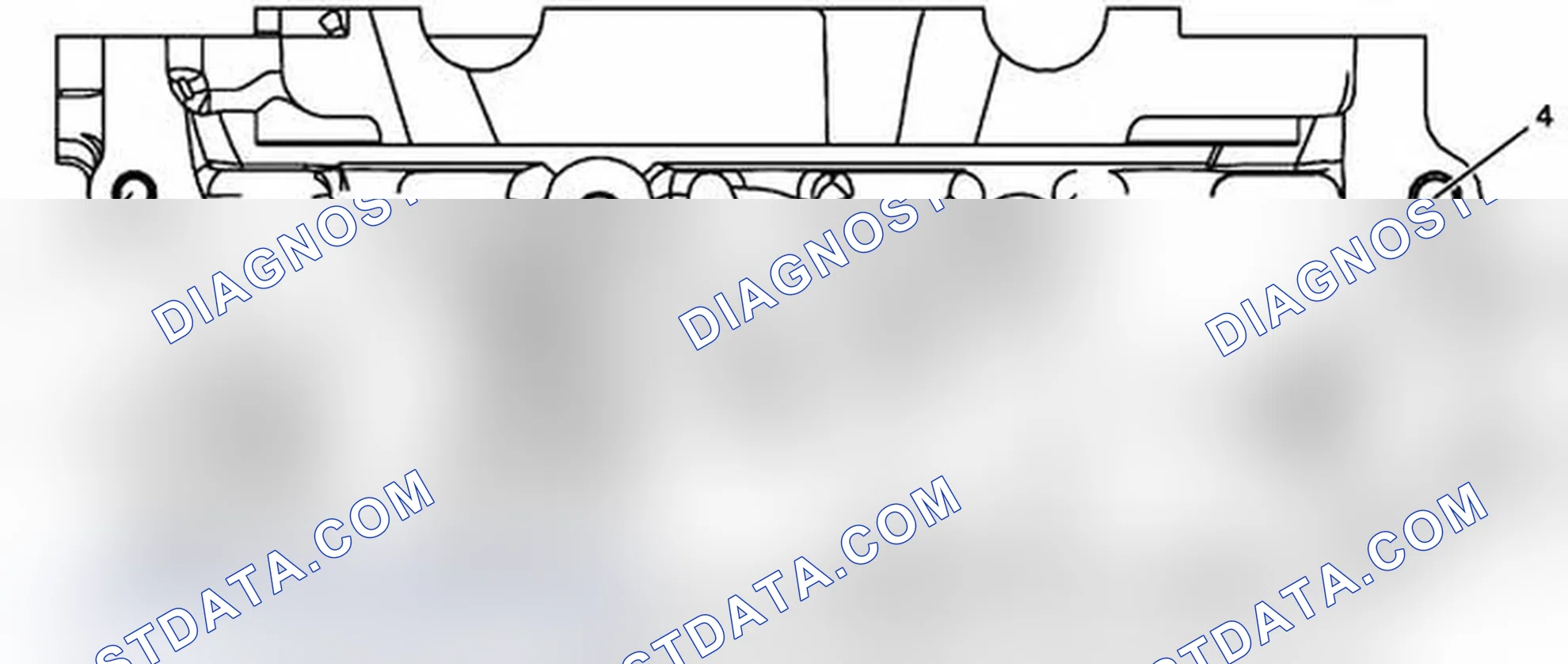 Scheme 75: Cylinder Head - Front View