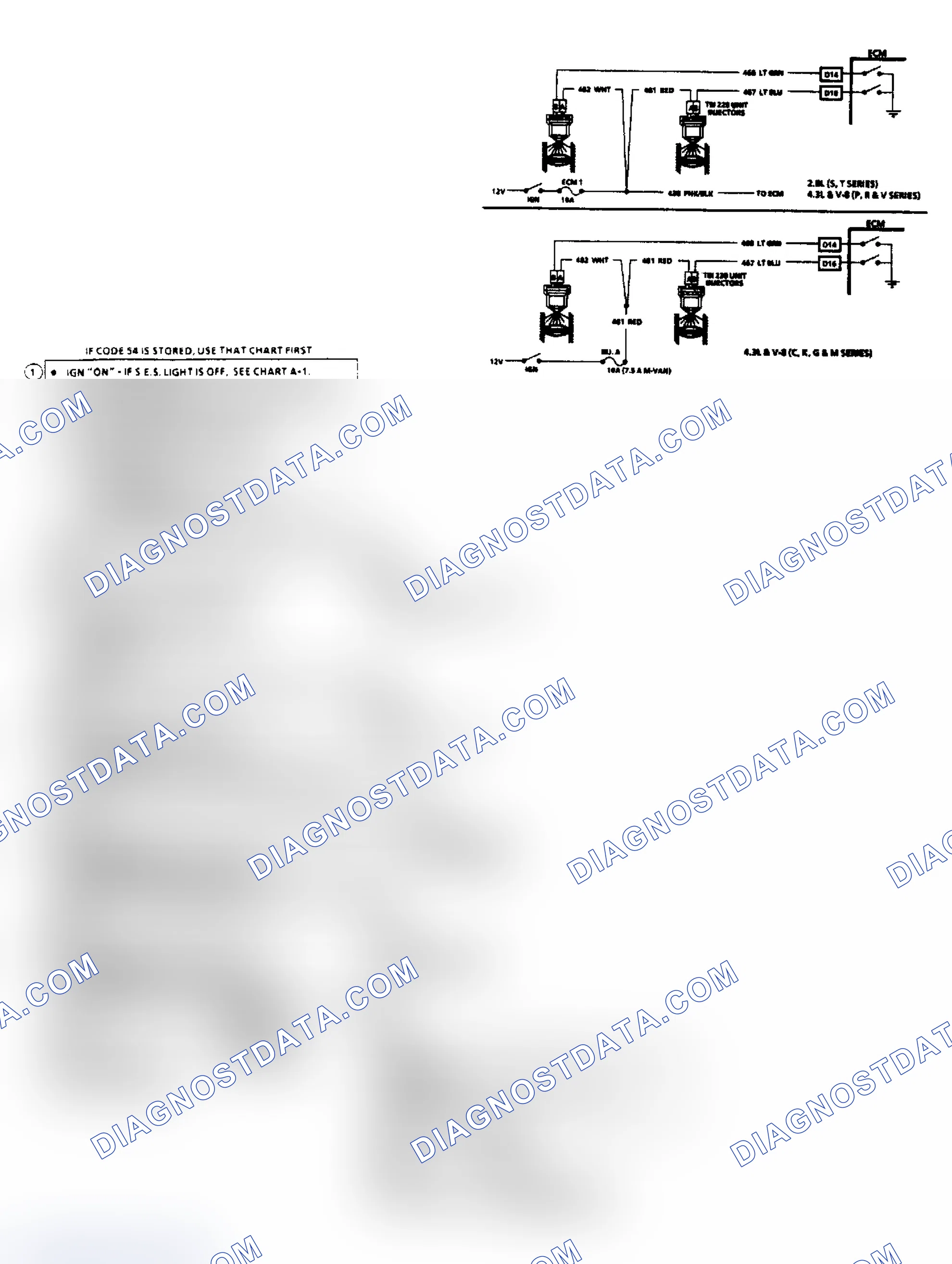 Scheme 55: Chart A3 Cranks, But Will Not Run (All Except 2.5L)