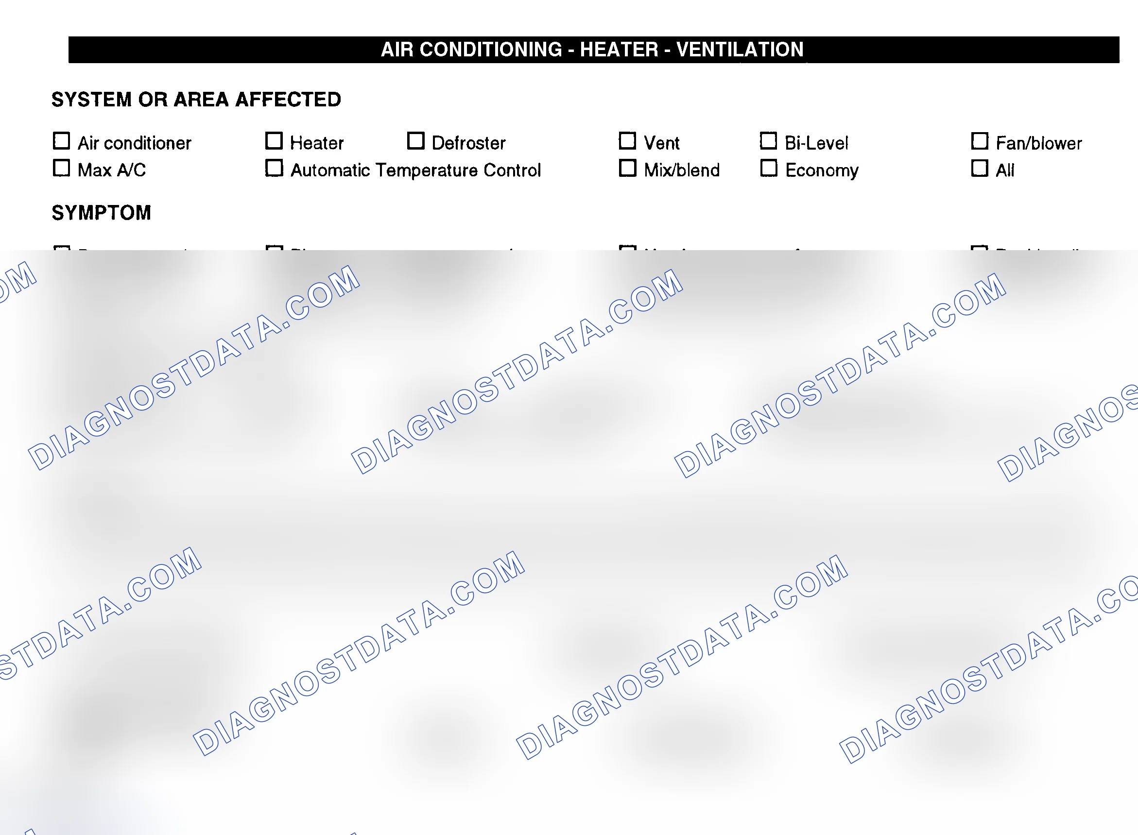 Scheme 8: Air Conditioning, Heater & Ventilation