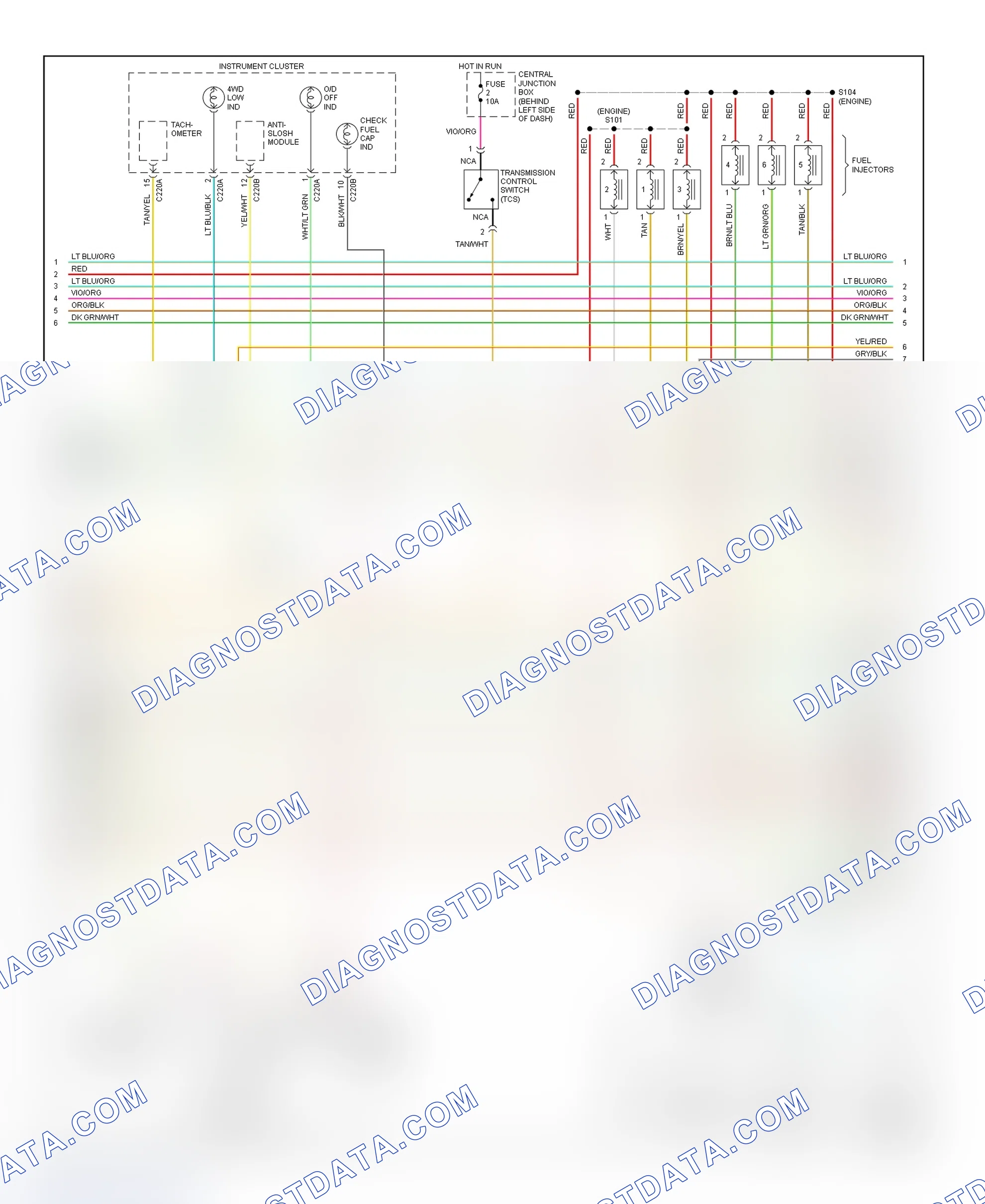 Scheme 160: PCM Wiring Diagram (Ranger - 4.0L - 3 Of 4)